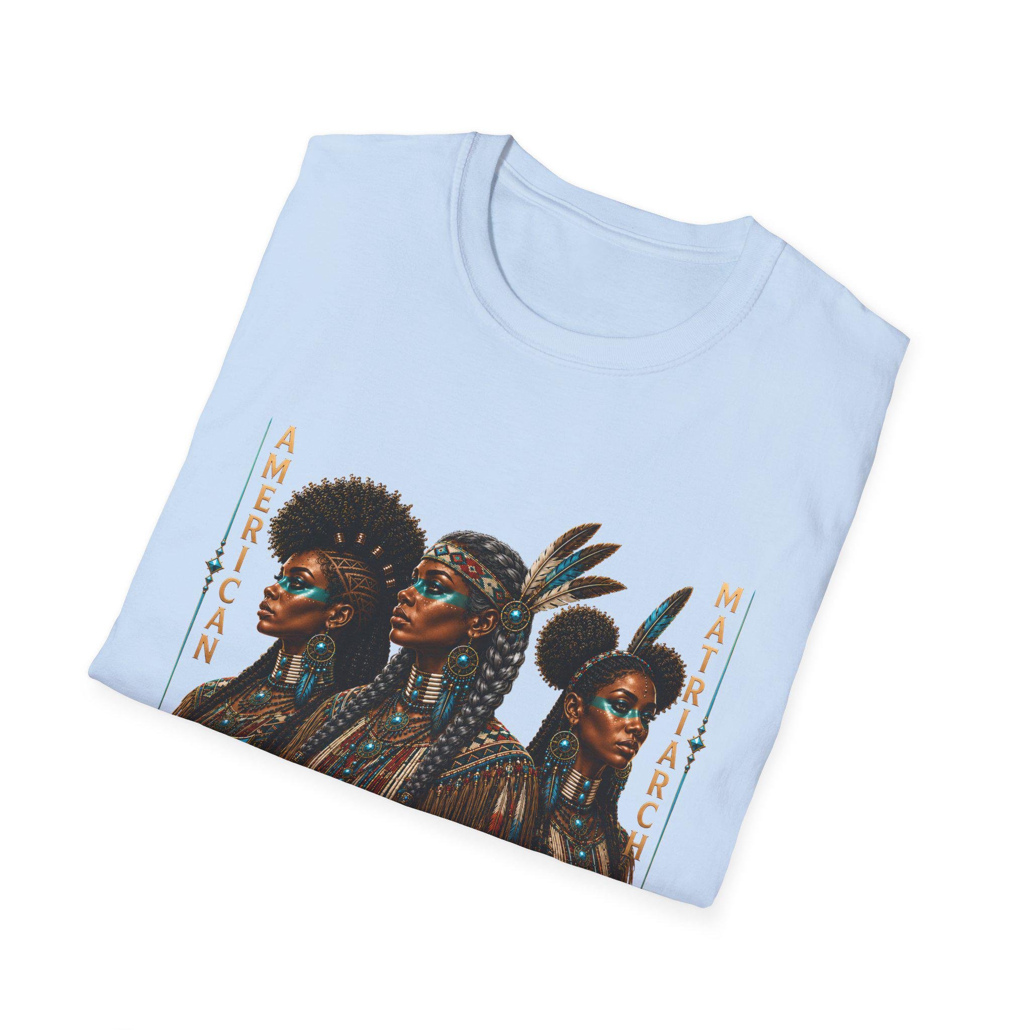 Freethinkers Hahom American Matriarchs Indigenous Artwork T-Shirt Black Women Portrait Tee, view 16
