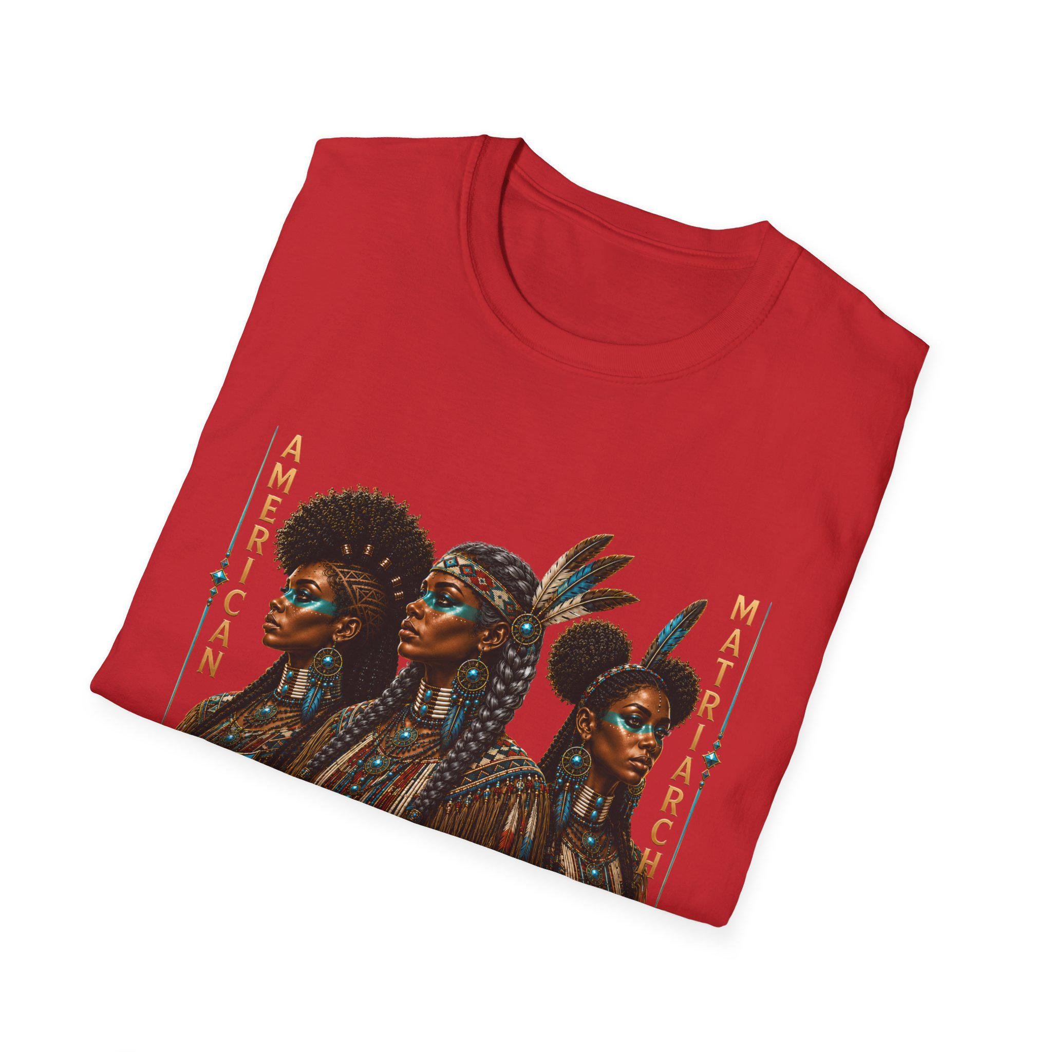 Freethinkers Hahom American Matriarchs Indigenous Artwork T-Shirt Black Women Portrait Tee, view 18