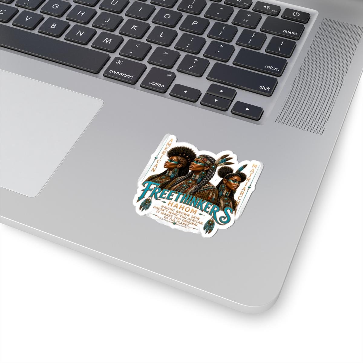 Freethinkers Hahom Tribal Portrait Kiss-Cut Sticker American Matriarch, view 2