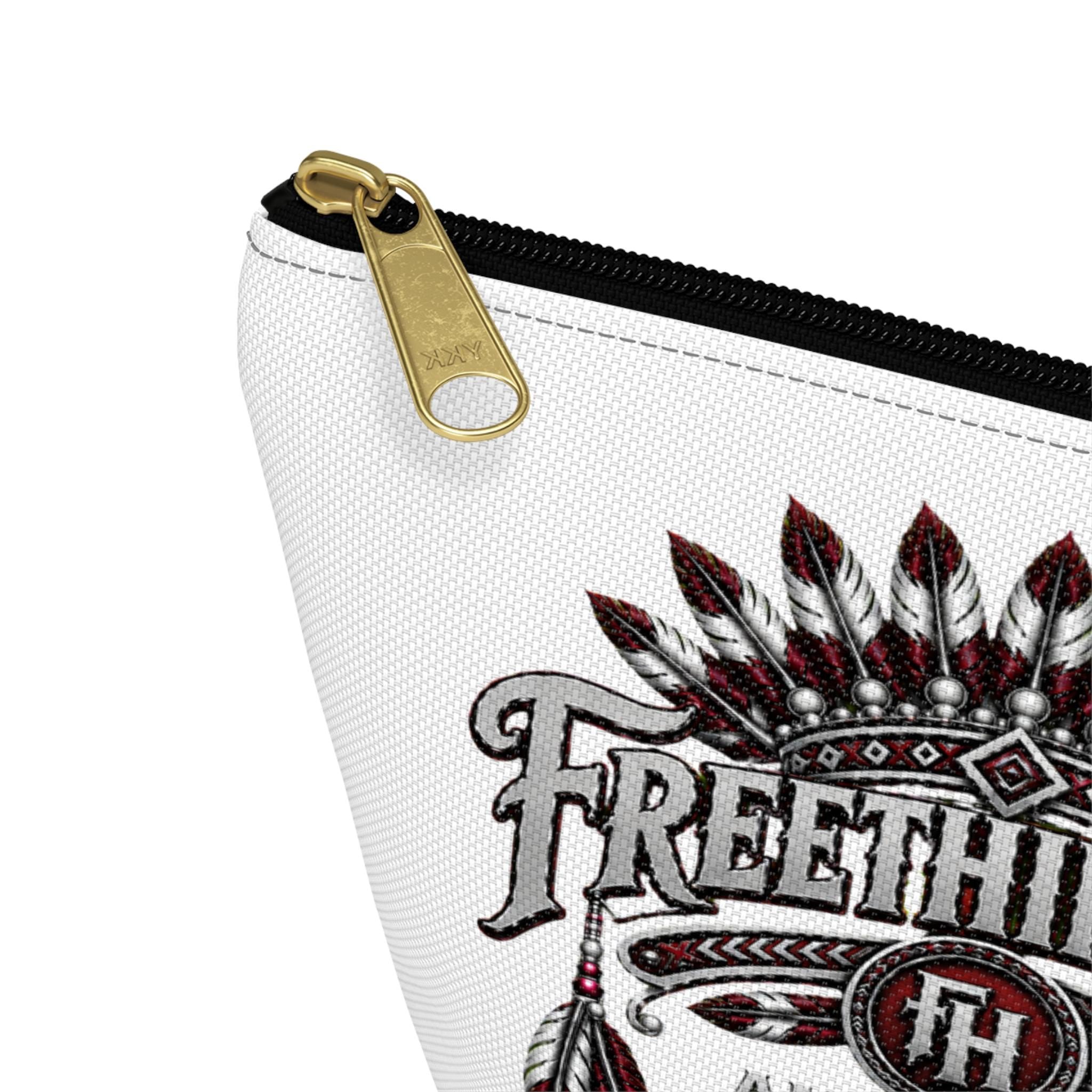 Freethinkers Hahom American By Blood accessory pouch T-bottom zipper bag, view 6