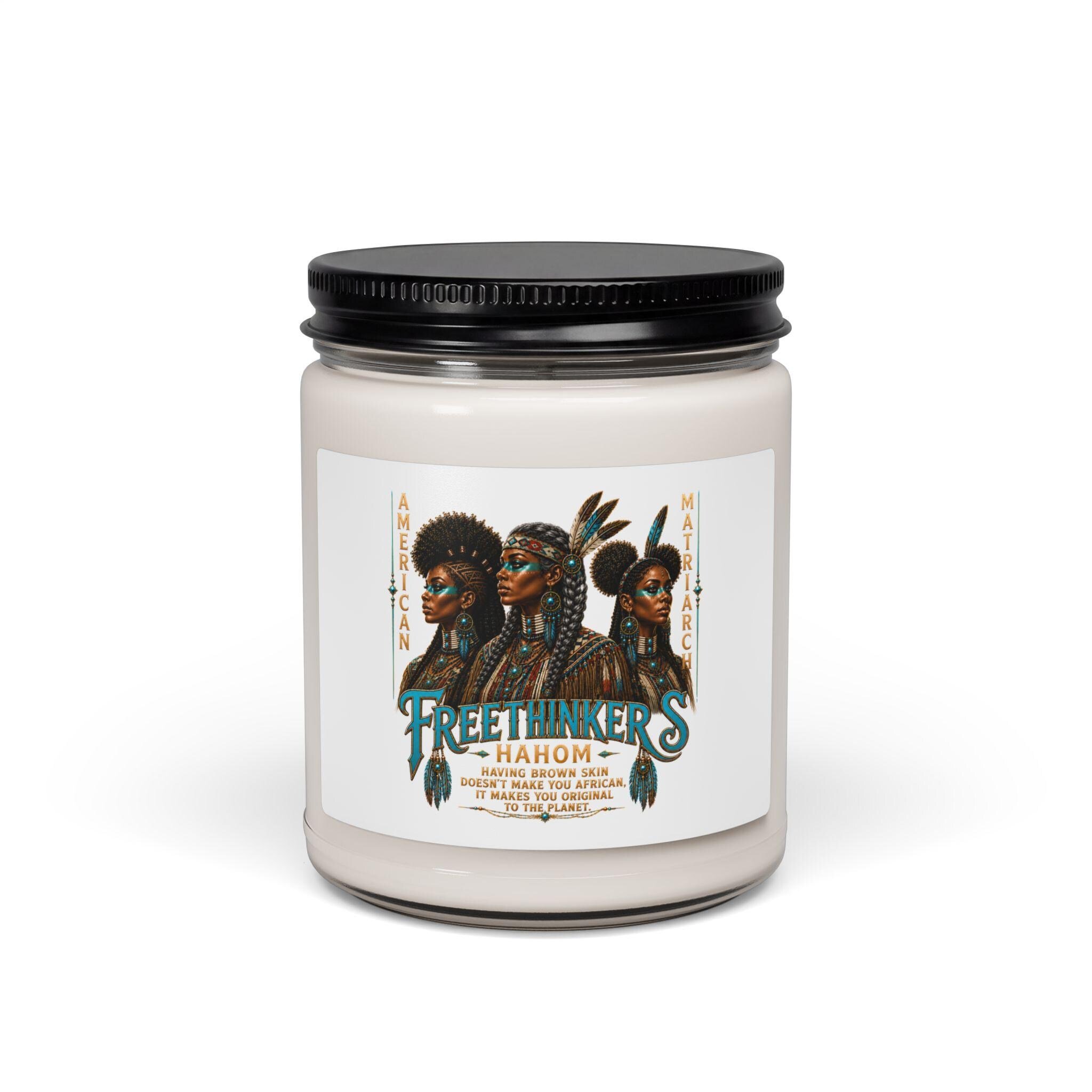 Freethinkers Hahom American Matriarch Scented Soy Candle 9oz, view 6
