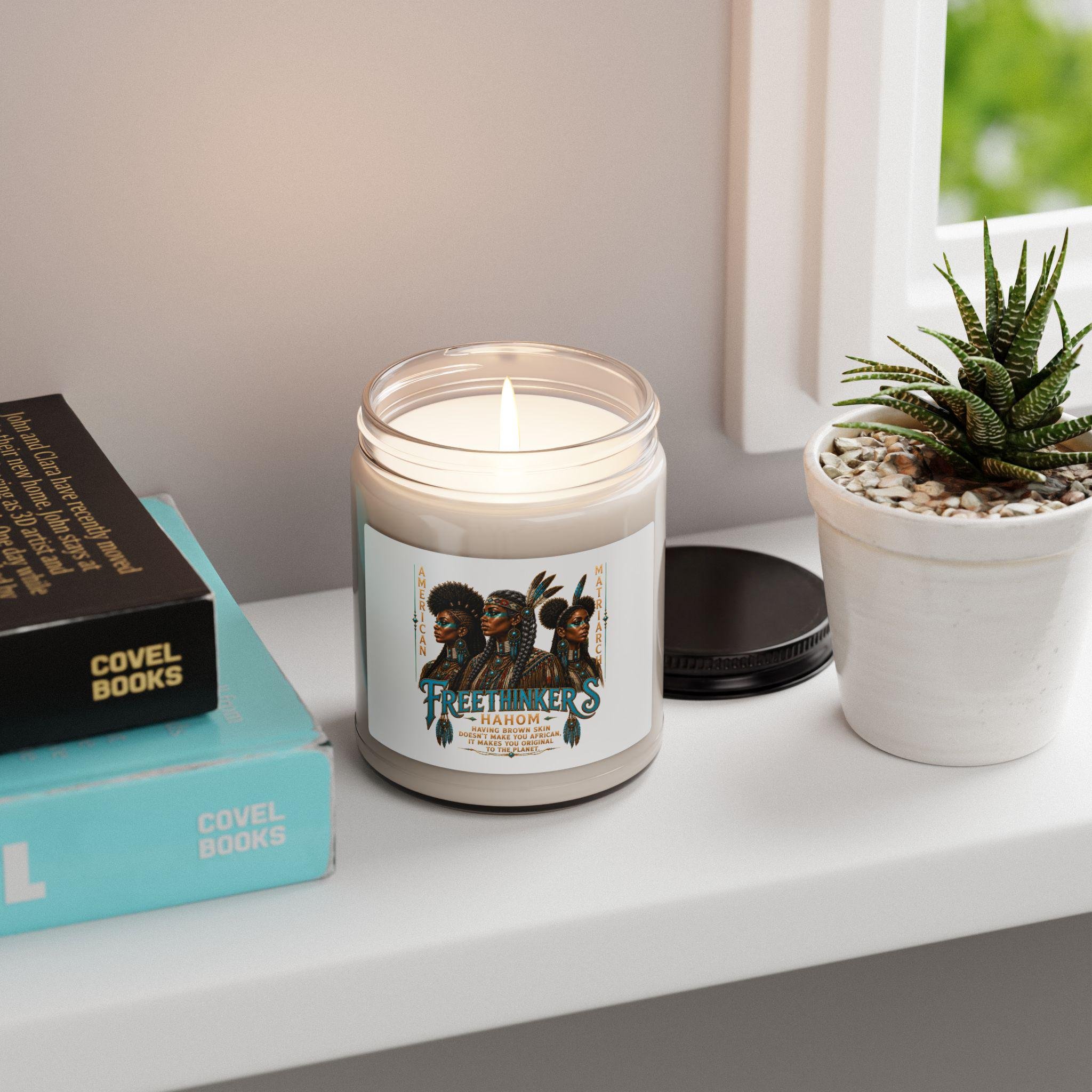 Freethinkers Hahom American Matriarch Scented Soy Candle 9oz, view 9