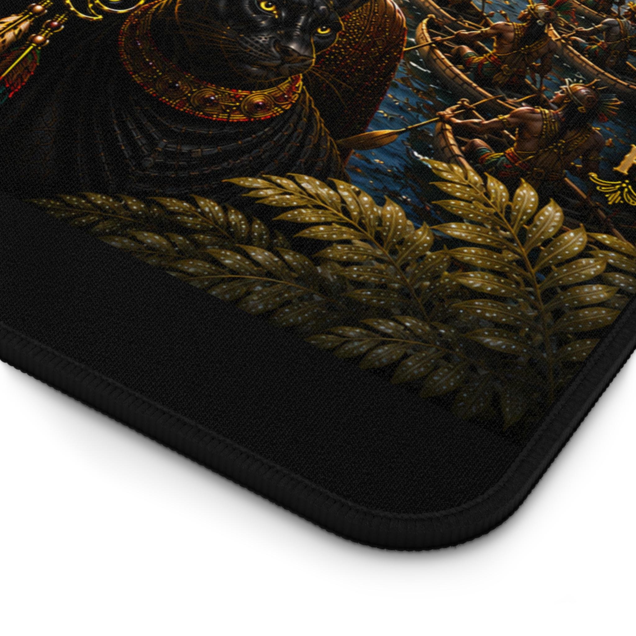 Freethinkers Hahom American Patriarchs Illustration Desk Mat | Tribal Leaders Artwork, view 5