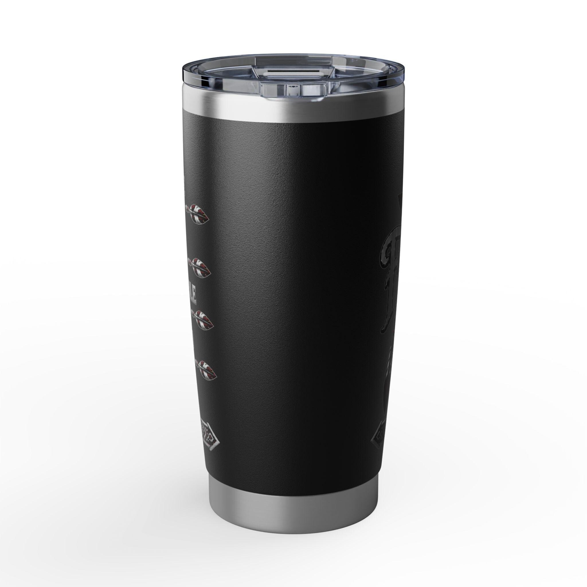 FreeThinkers Hahom Native Headdress 20oz Tumbler | Stainless Steel Travel Cup, view 14