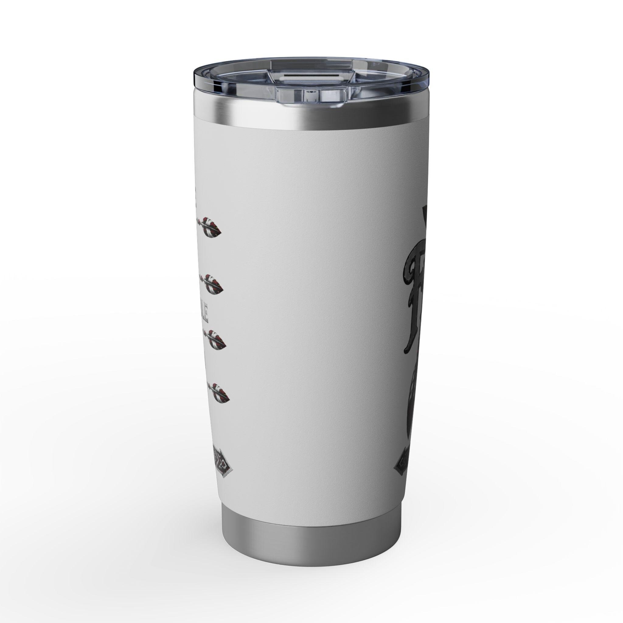 FreeThinkers Hahom Native Headdress 20oz Tumbler | Stainless Steel Travel Cup, view 8