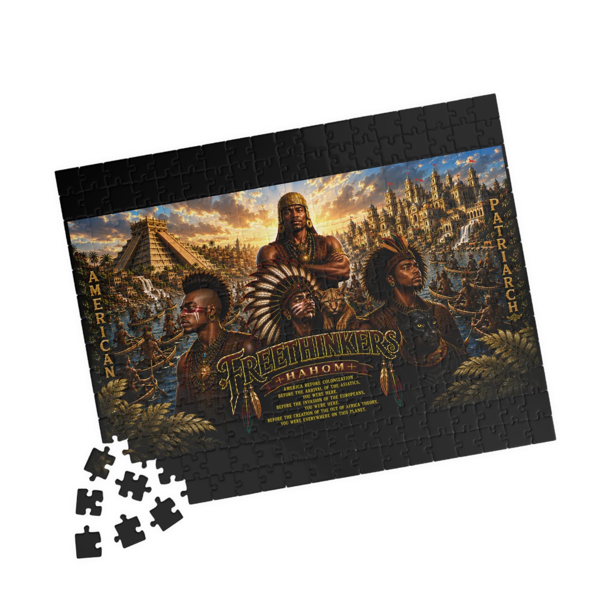 Freethinkers Hahom Ancient America Artwork Puzzle, view 3