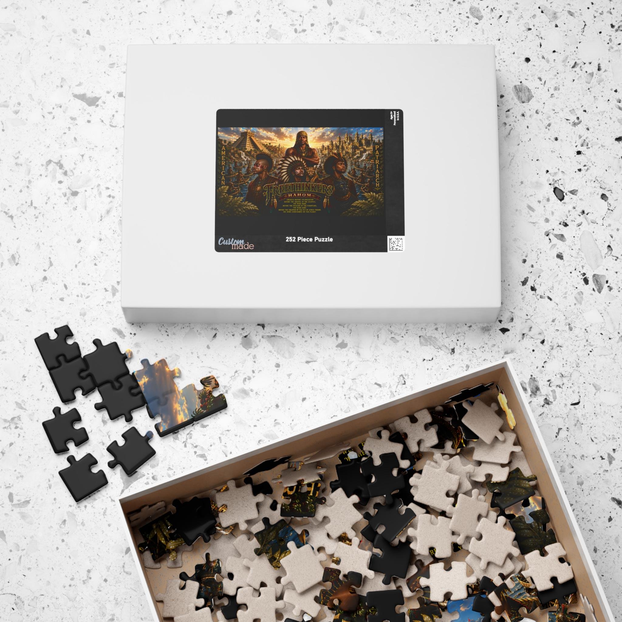 Freethinkers Hahom Ancient America Artwork Puzzle, view 4