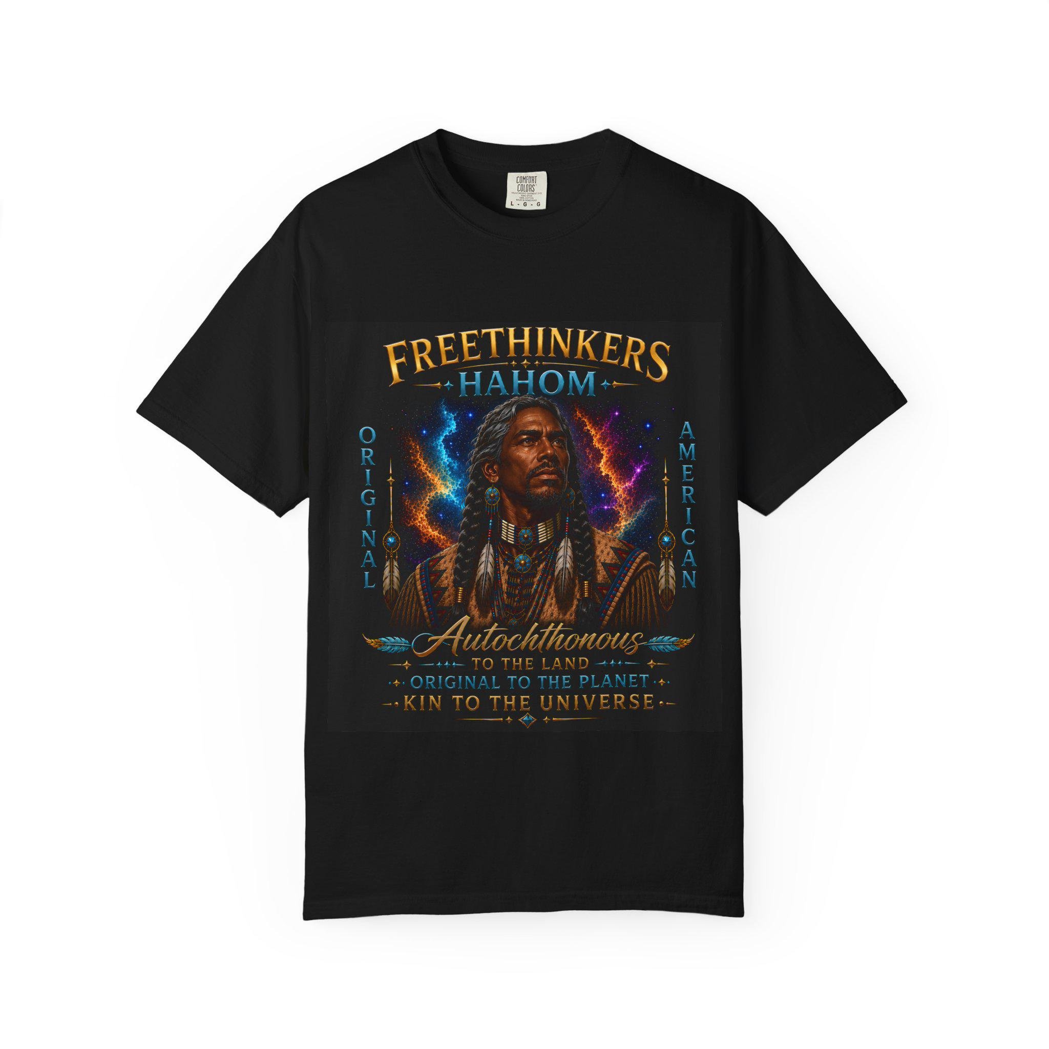 Freethinkers Hahom Original American Logo T-Shirt | Heritage-Inspired Graphic Tee | Unisex Cultural Streetwear