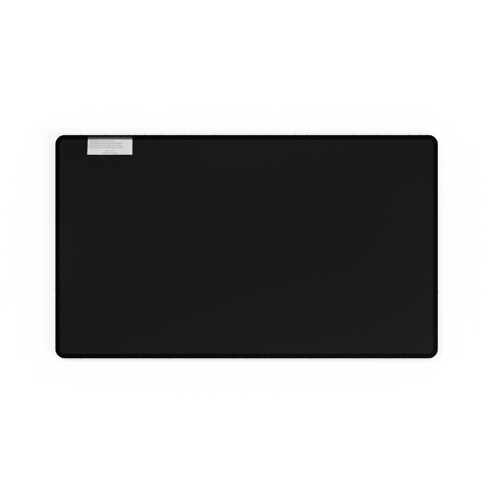 FreeThinkers Hahom Desk Mat | Inspirational Typography Feather Accents, view 6