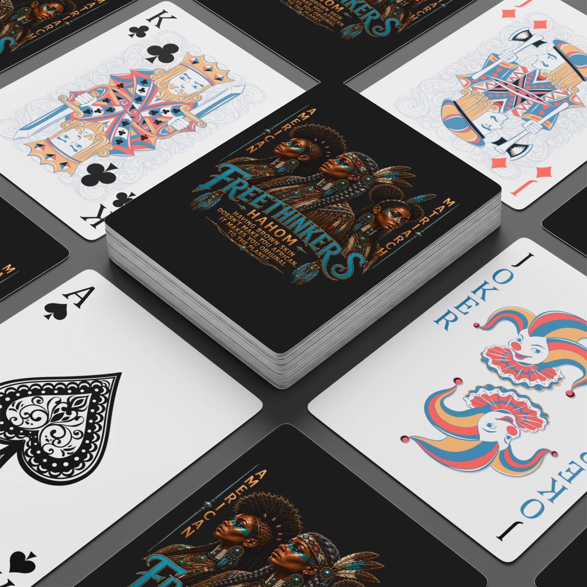 Freetinkers American Matriarch Indigenous Art Poker Playing Cards | Decorative Face Card Deck, view 4