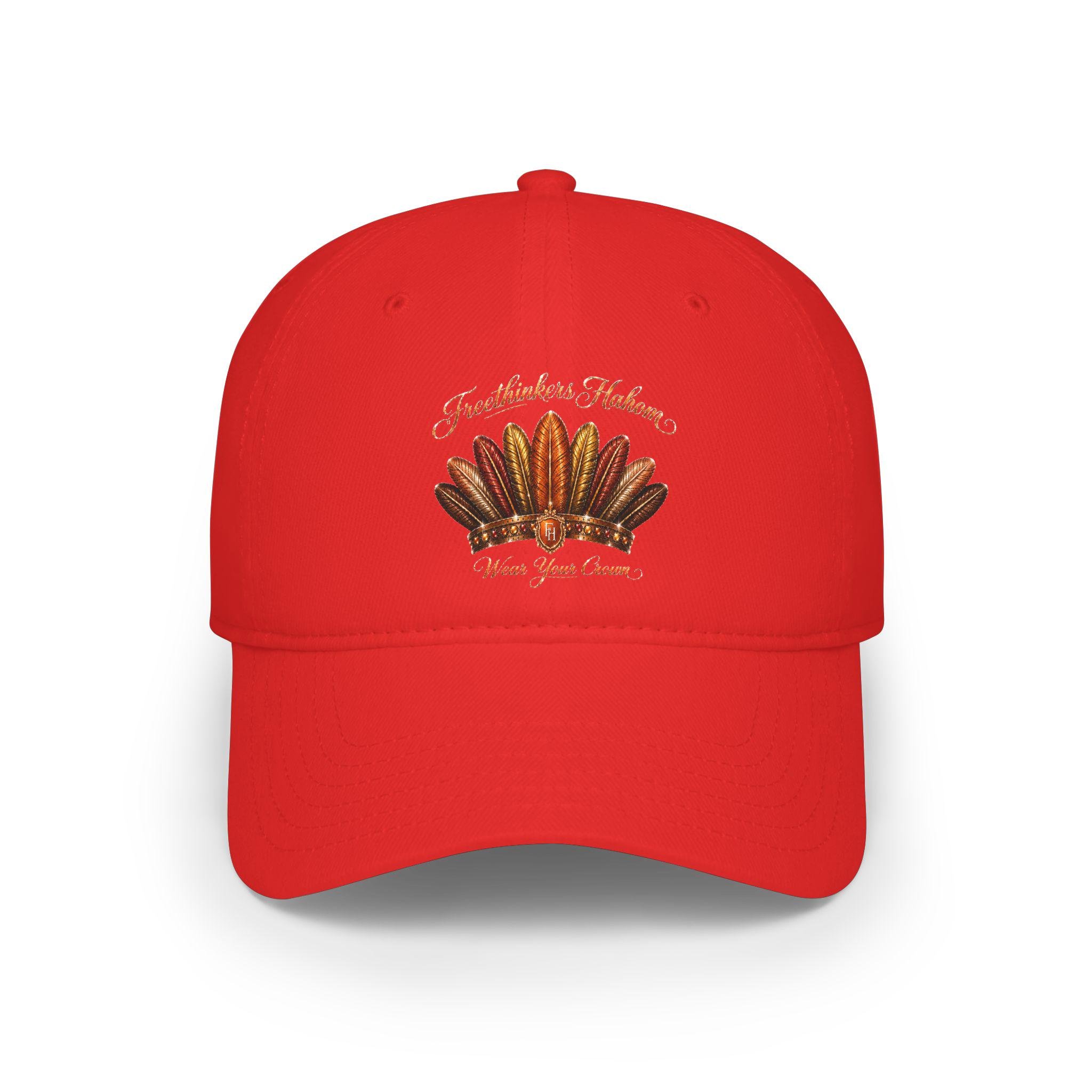 Autumn Indian Feathered Crown Baseball Cap