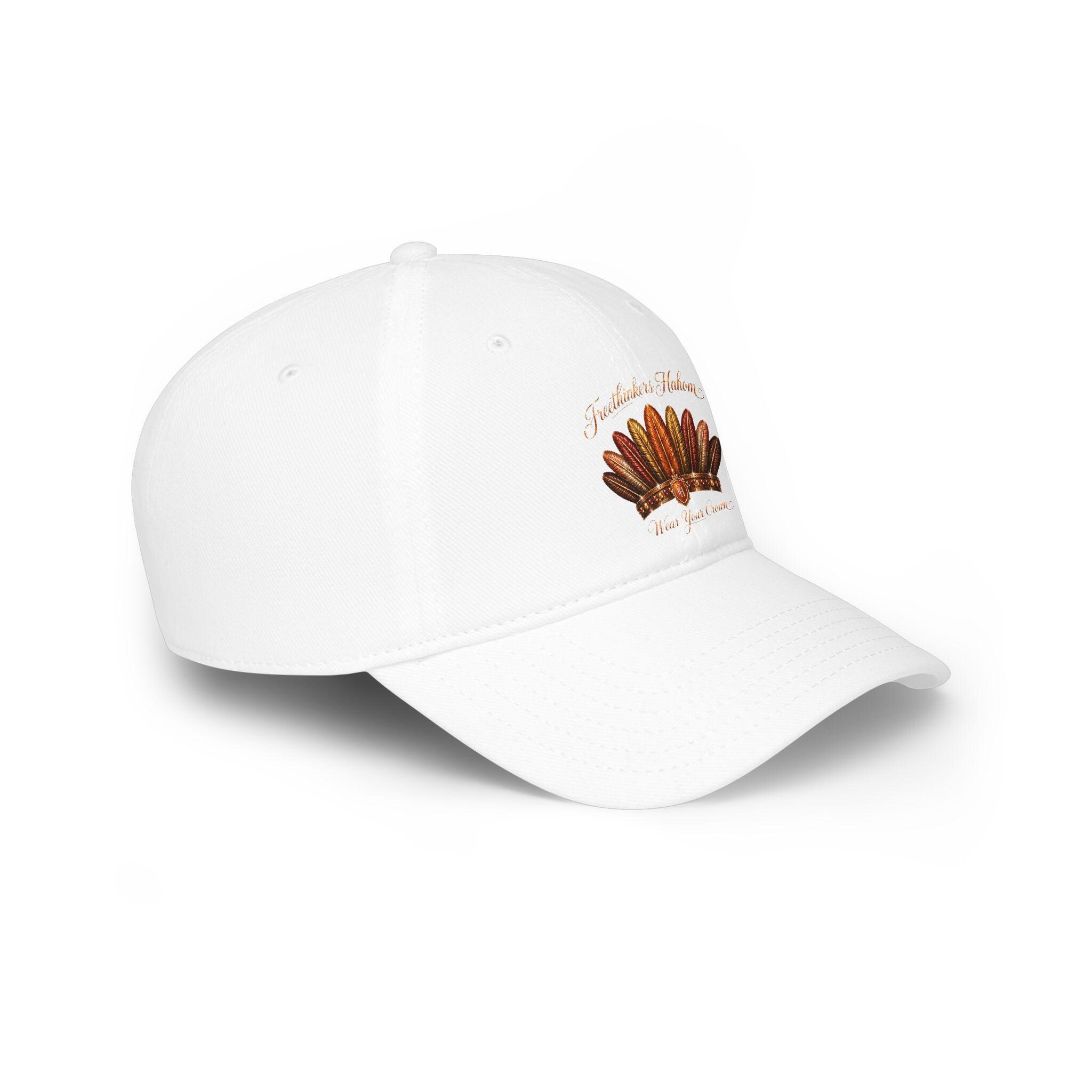 Autumn Indian Feathered Crown Baseball Cap, view 8