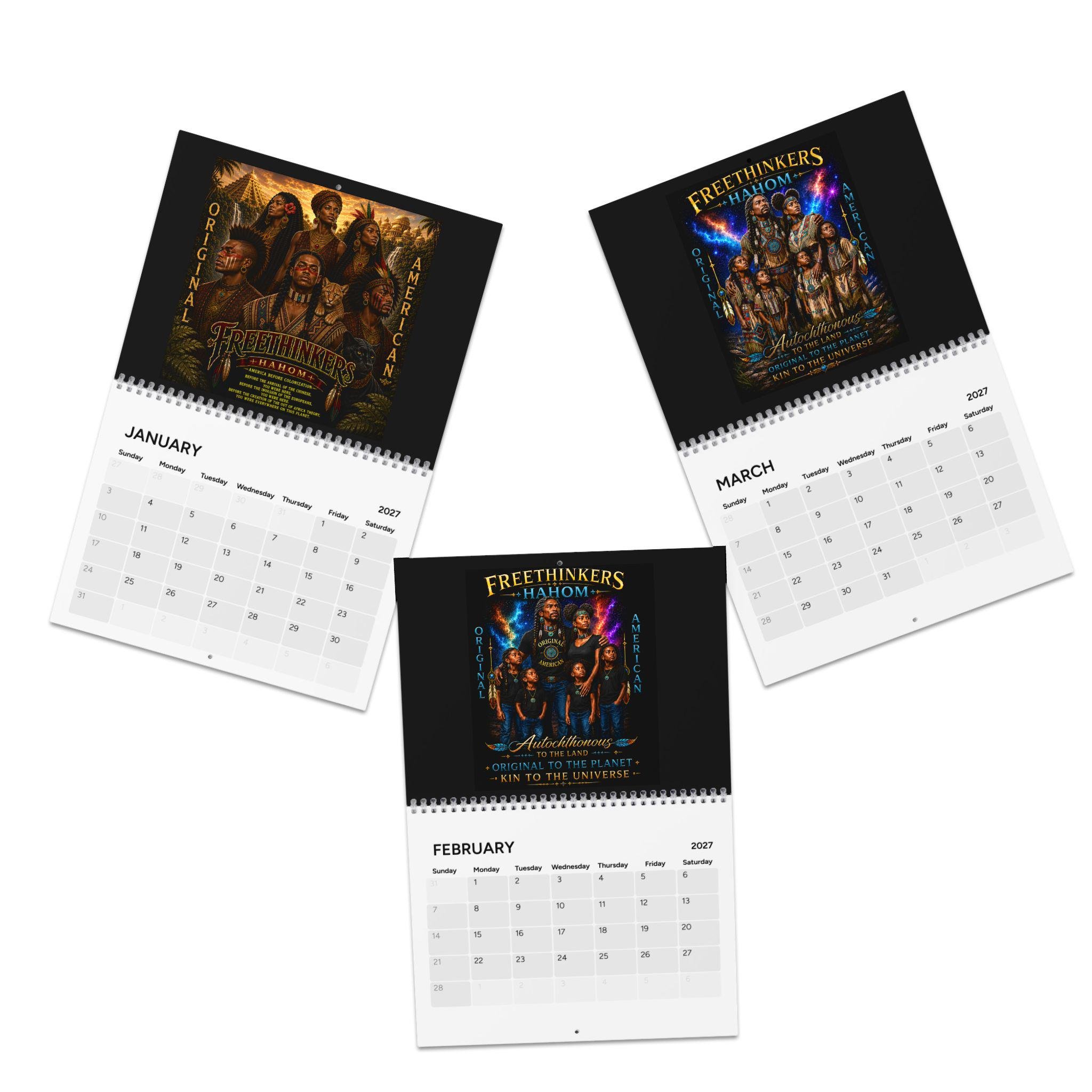 Freethinkers Hahom Autochthonous American Indigenous Portraits Calendar (2027), view 3