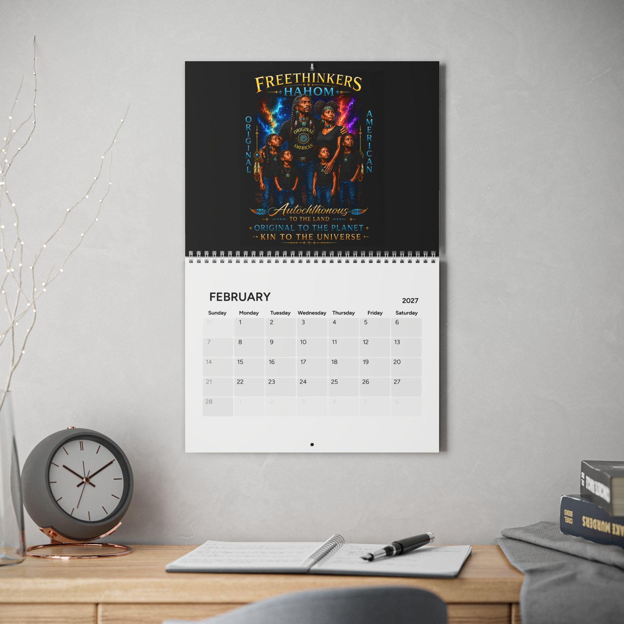 Freethinkers Hahom Autochthonous American Indigenous Portraits Calendar (2027), view 7