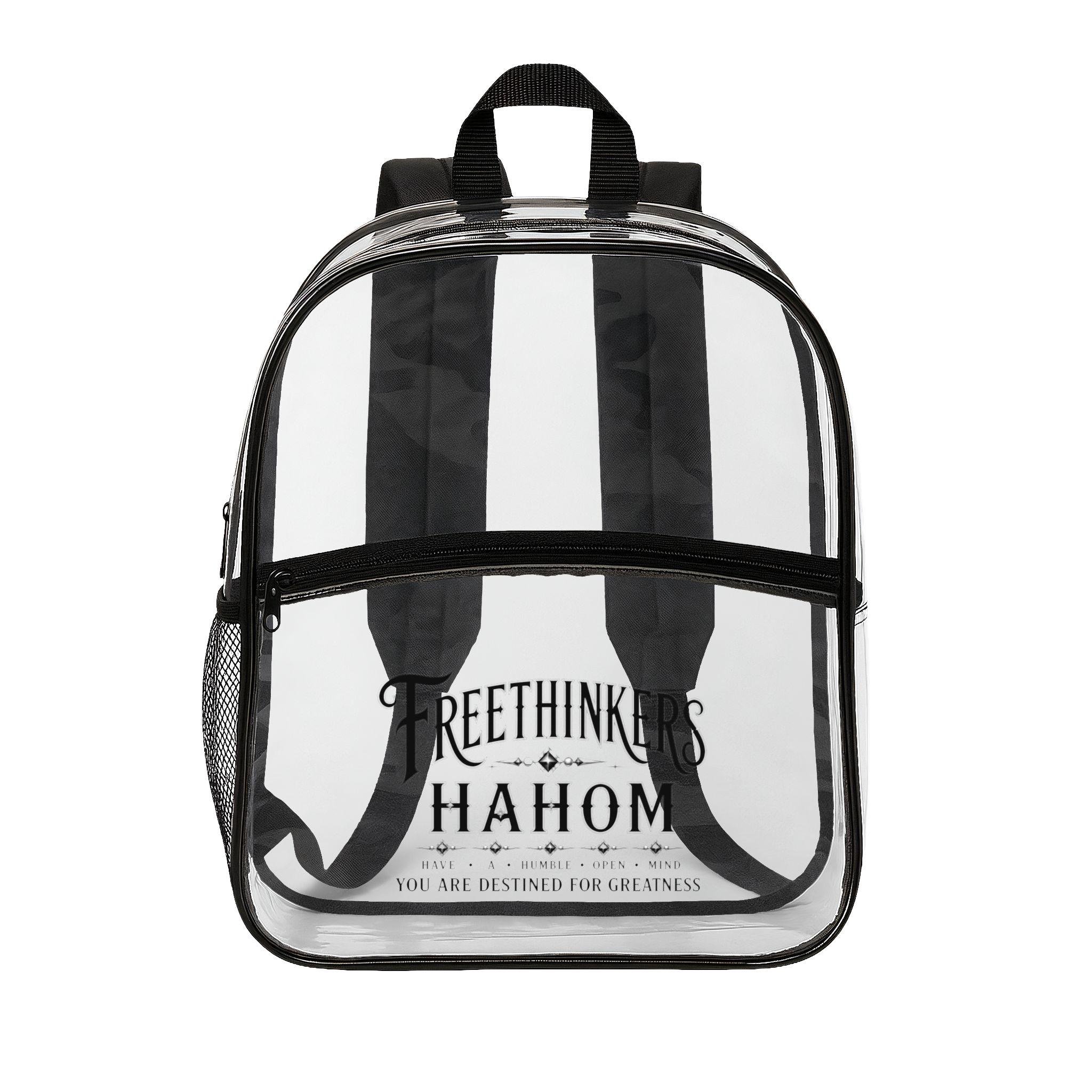 Clear Backpack Transparent School Bag inspirational