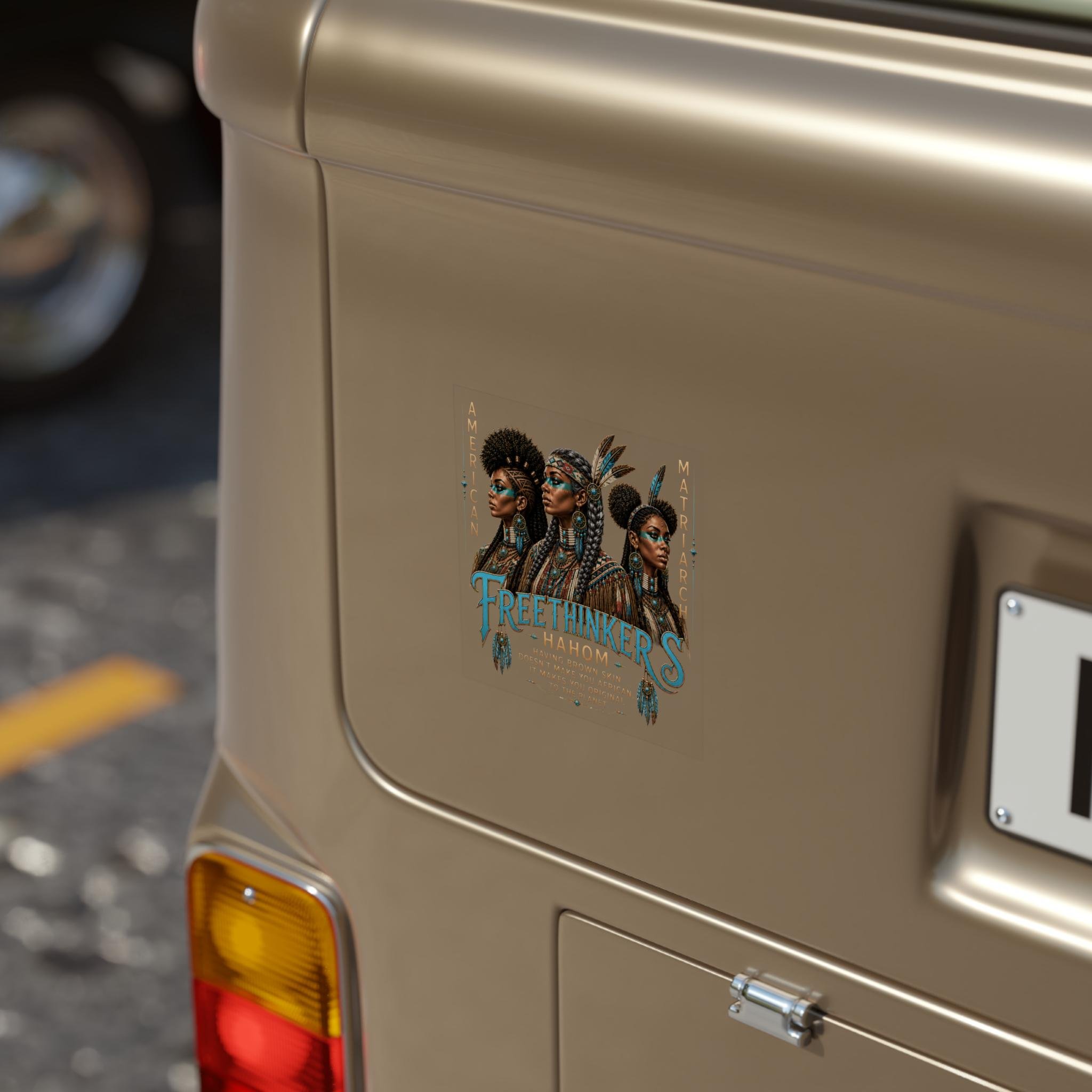 Autochthonous American Matriarchs transparant Sticker, view 3