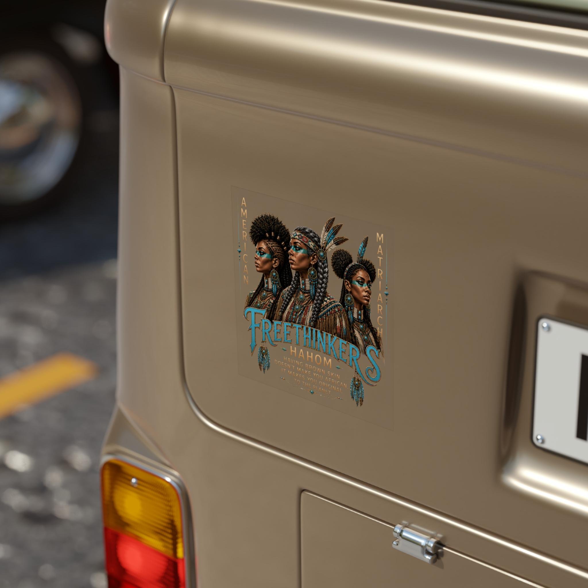 Autochthonous American Matriarchs transparant Sticker, view 4