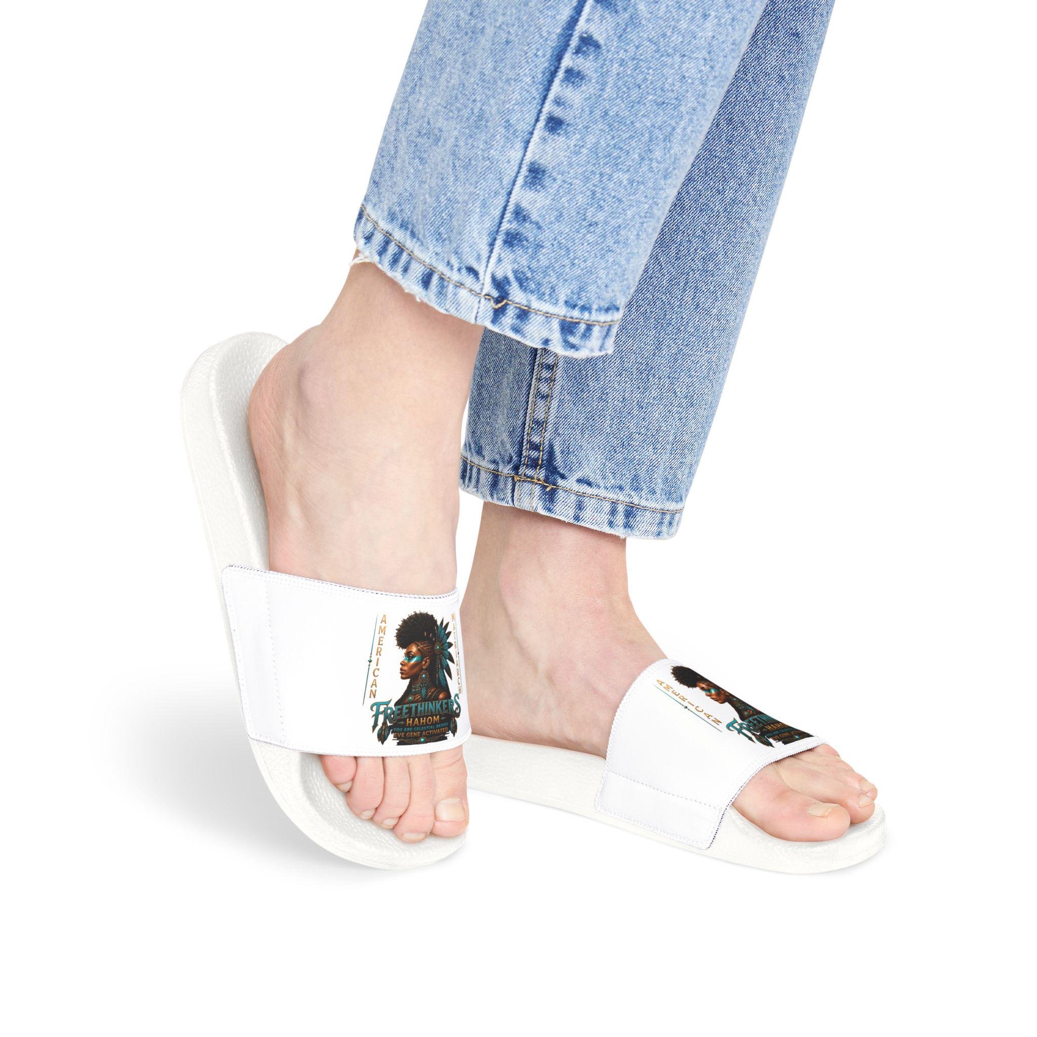 Women's Removable Strap Sandals Custom American Matriarch, view 20
