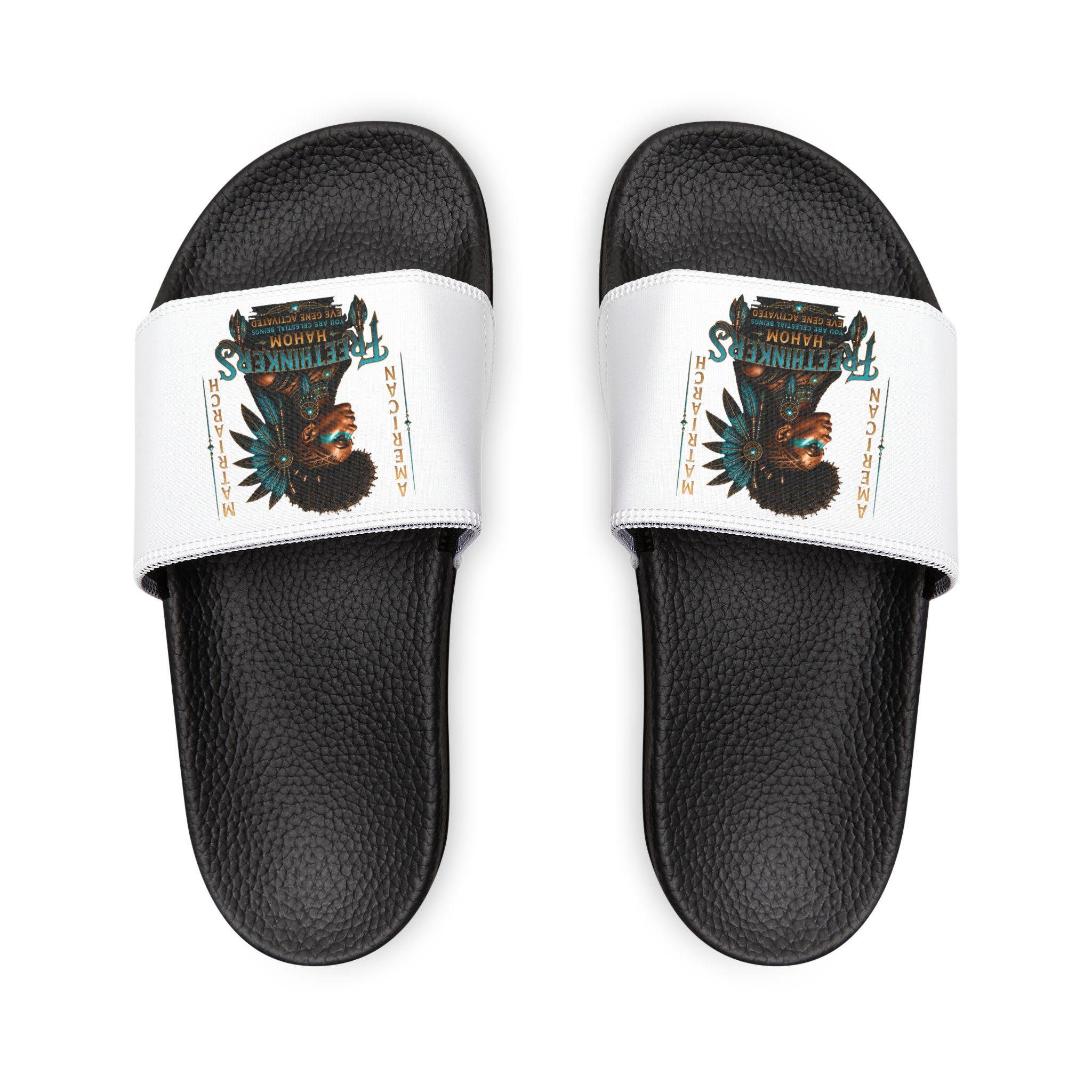 Women's Removable Strap Sandals Custom American Matriarch, view 6