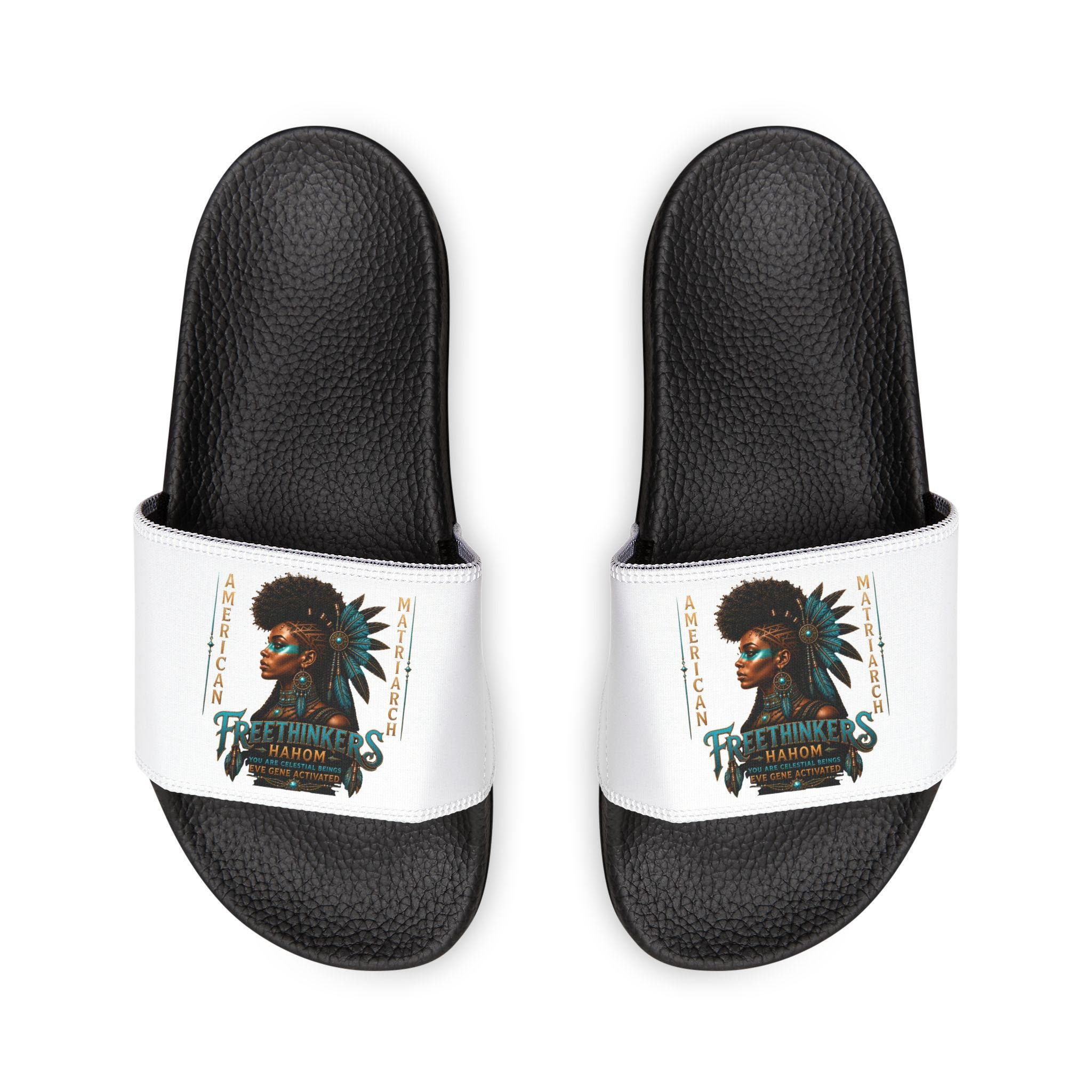 Women's Removable Strap Sandals Custom American Matriarch, view 7
