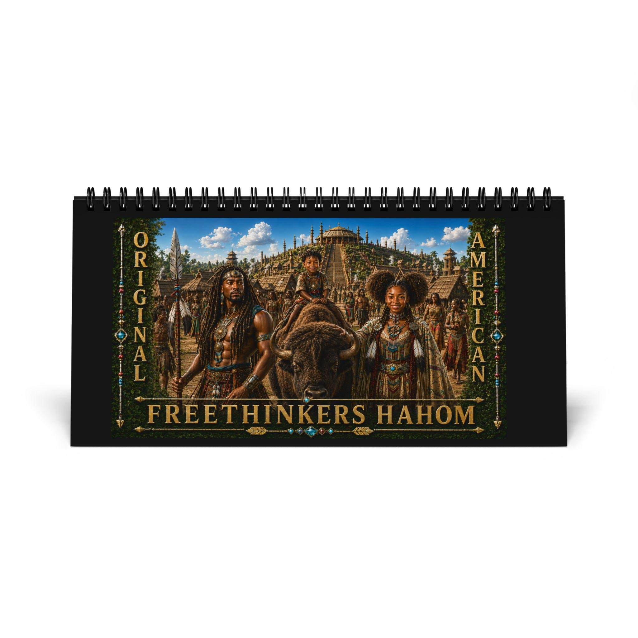 Freethinkers Hahom Original American Artwork Desktop Calendar