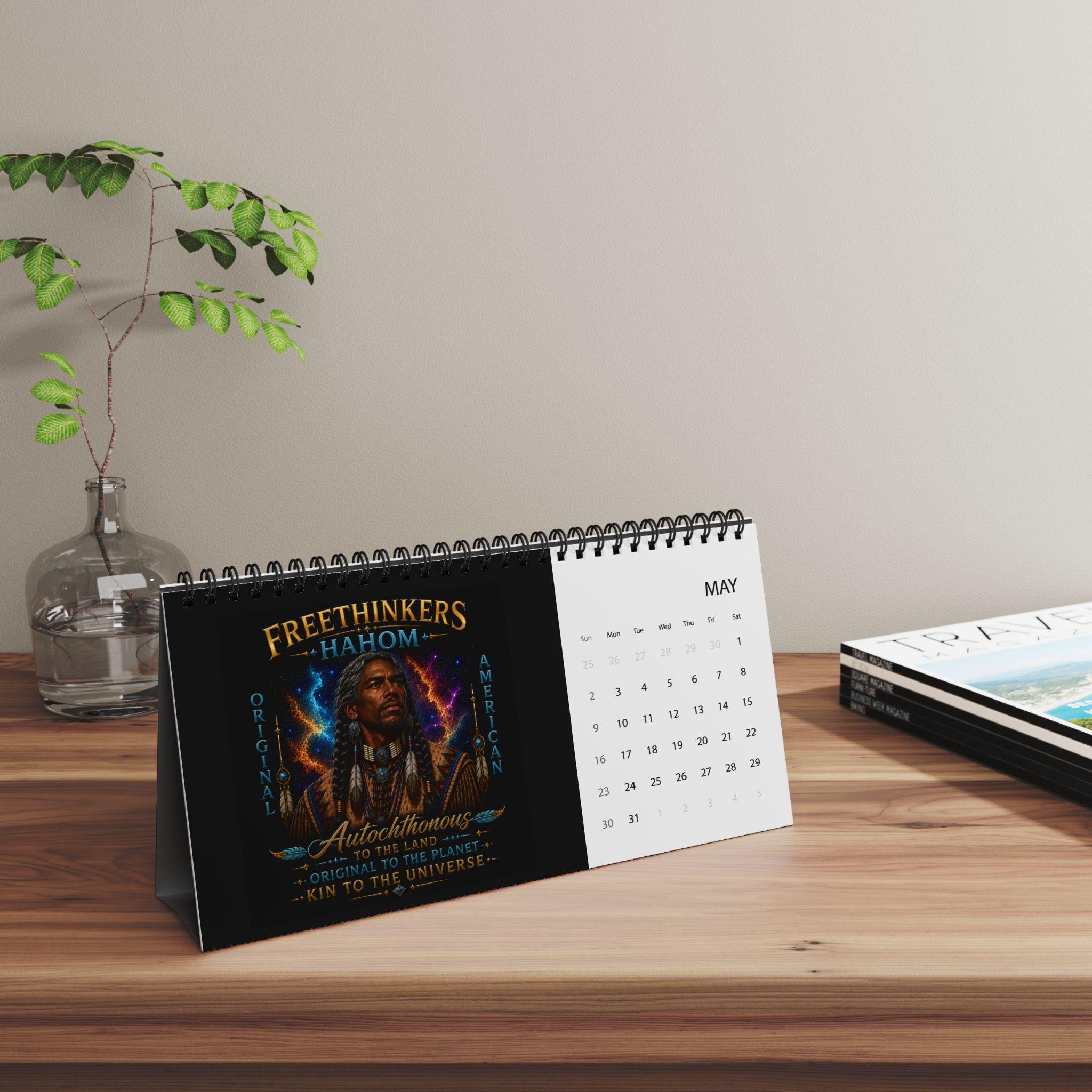 Freethinkers Hahom Original American Artwork Desktop Calendar, view 8