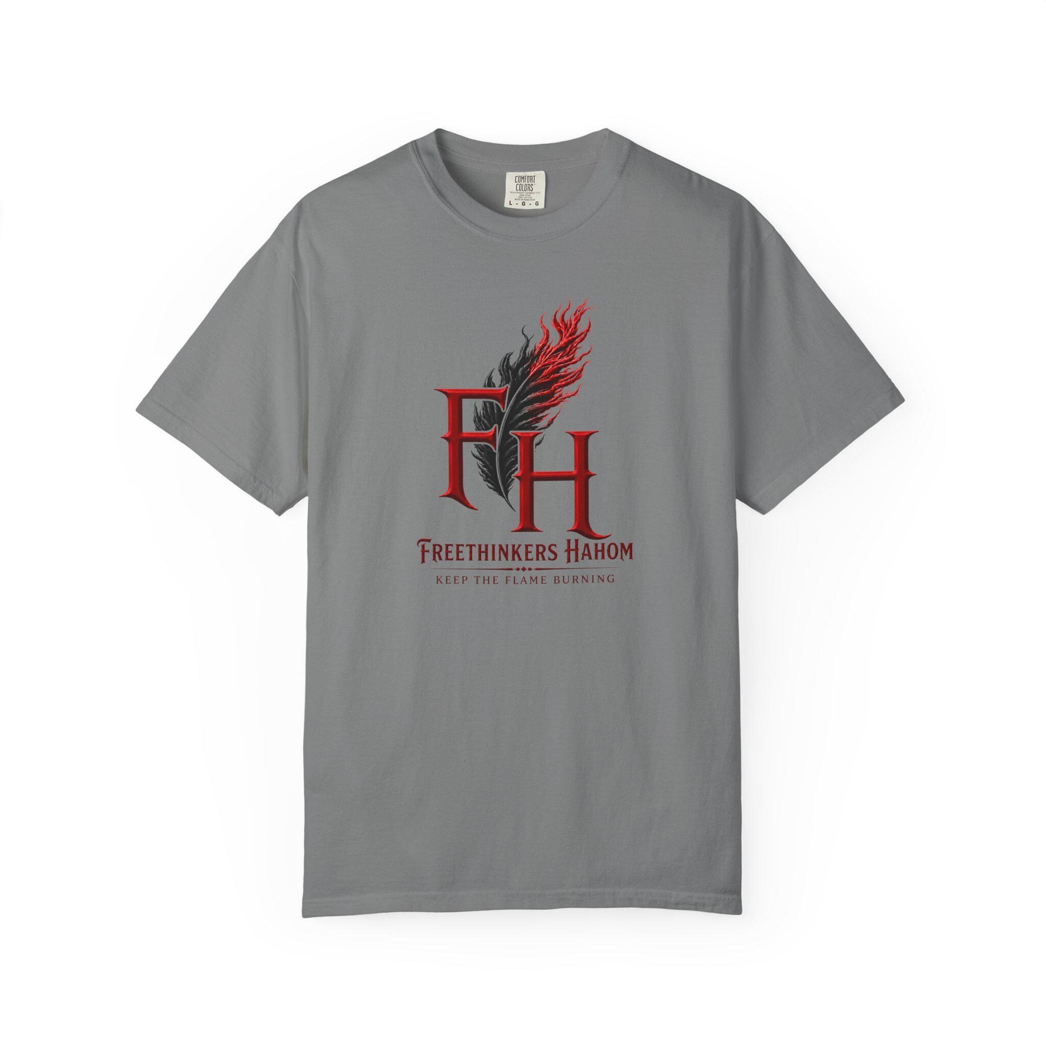 Freethinkers Hahom FH Flame Logo T-Shirt | Logo Tee Minimal Graphic