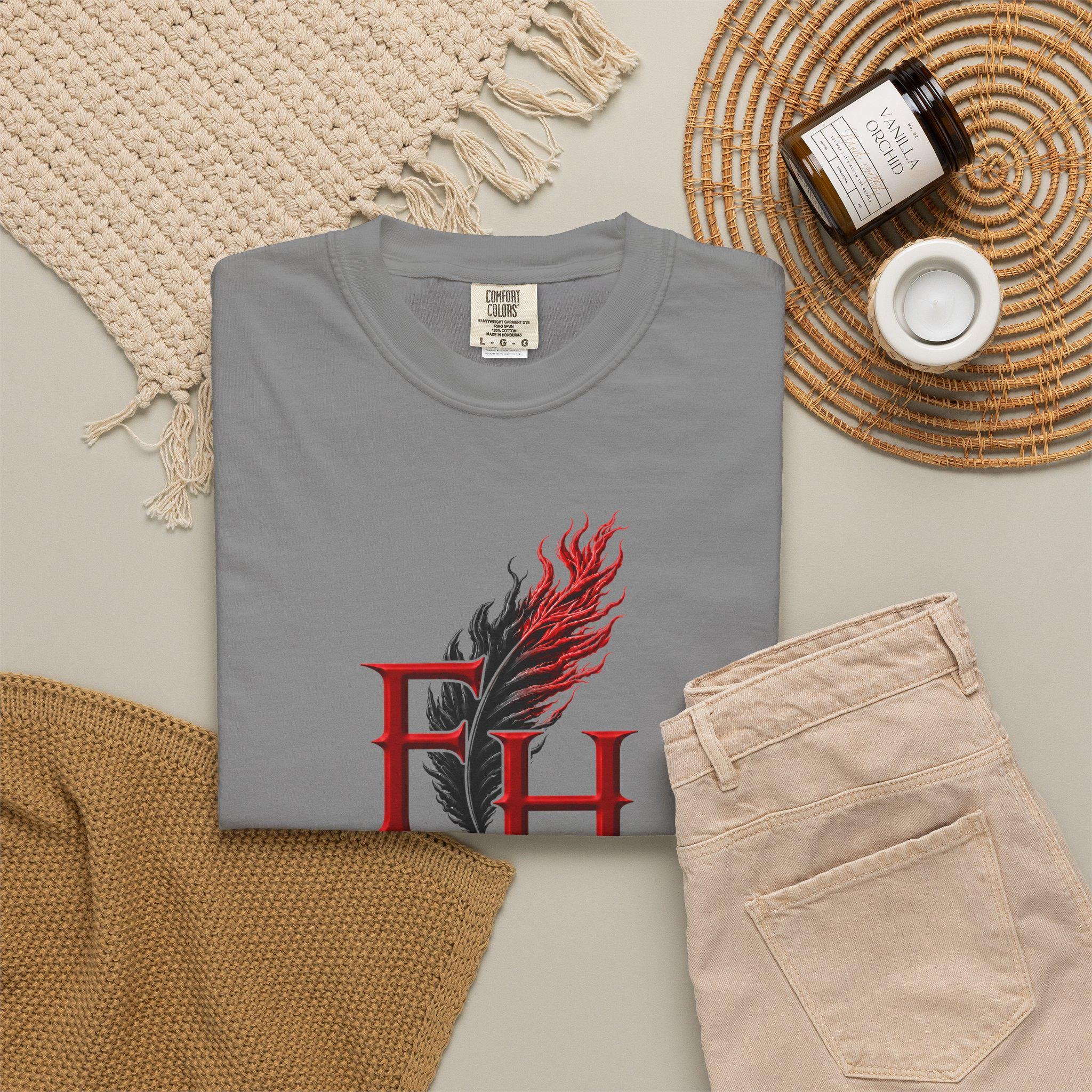 Freethinkers Hahom FH Flame Logo T-Shirt | Logo Tee Minimal Graphic, view 11