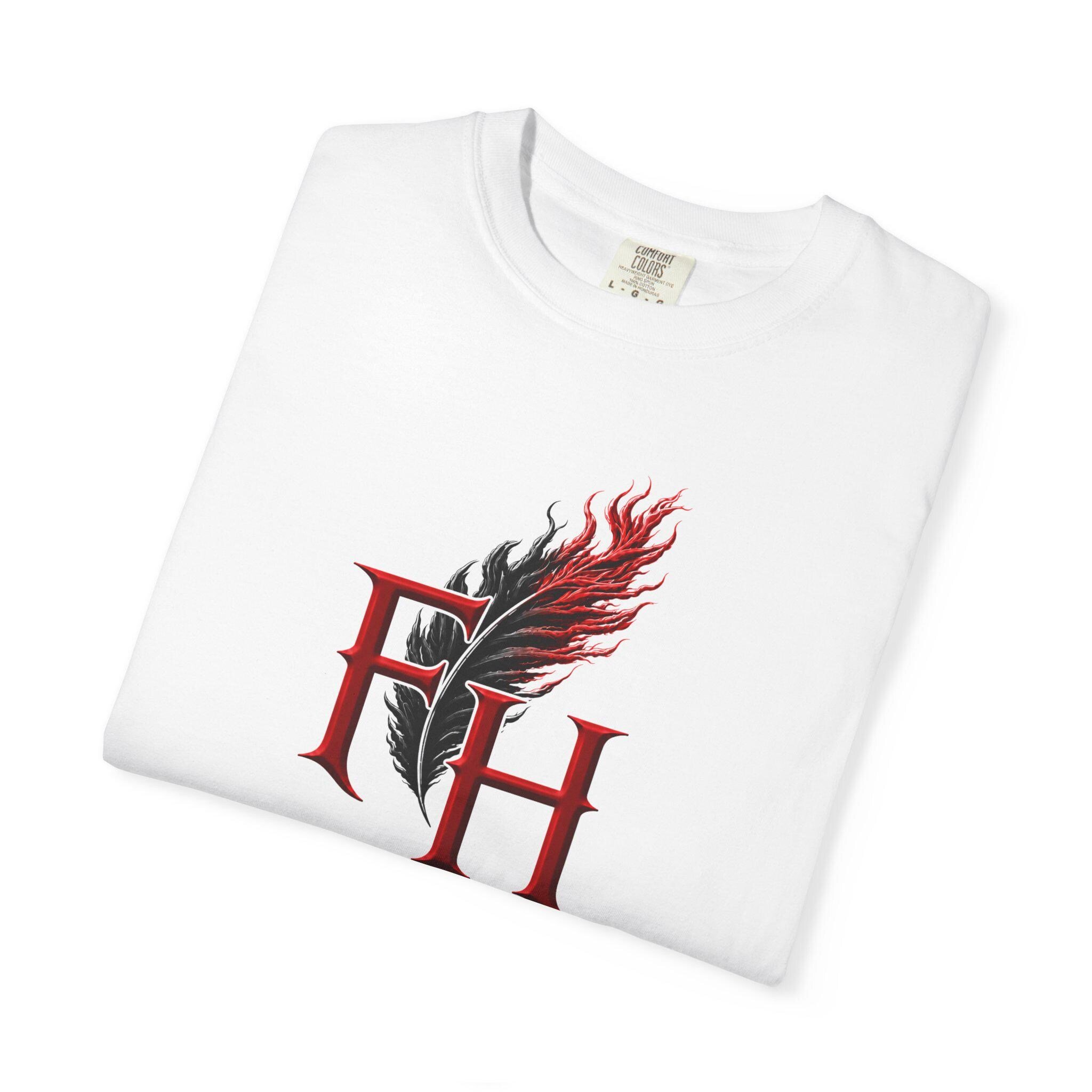 Freethinkers Hahom FH Flame Logo T-Shirt | Logo Tee Minimal Graphic, view 4