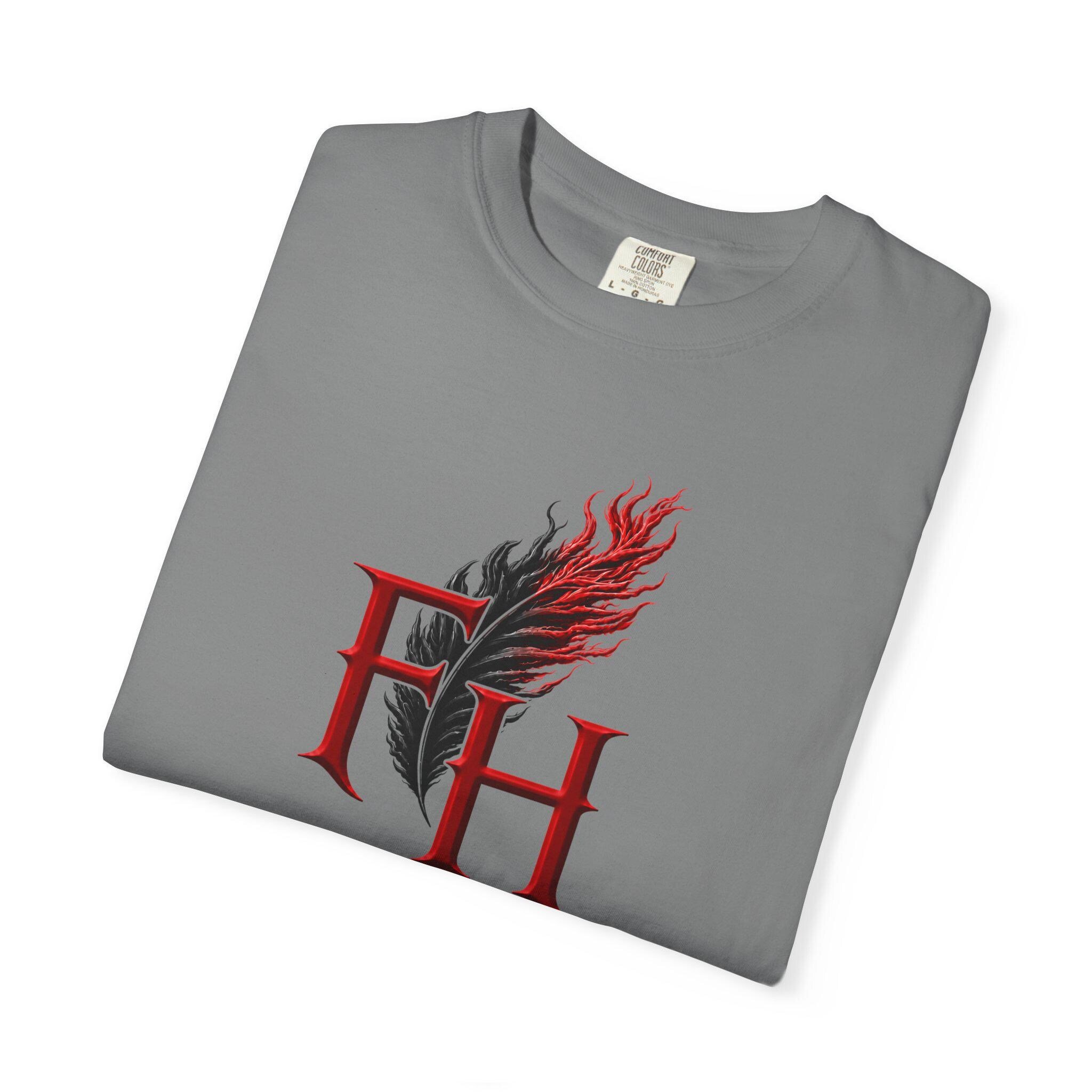 Freethinkers Hahom FH Flame Logo T-Shirt | Logo Tee Minimal Graphic, view 5
