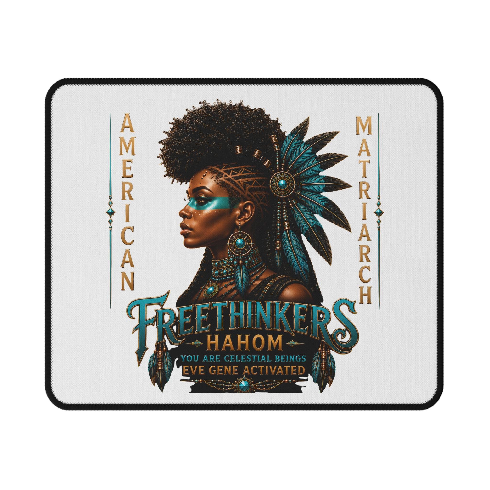 Freethinkers Hahom American Matriarch Artwork Mouse Pad | Non-Slip Gaming Mouse Pad