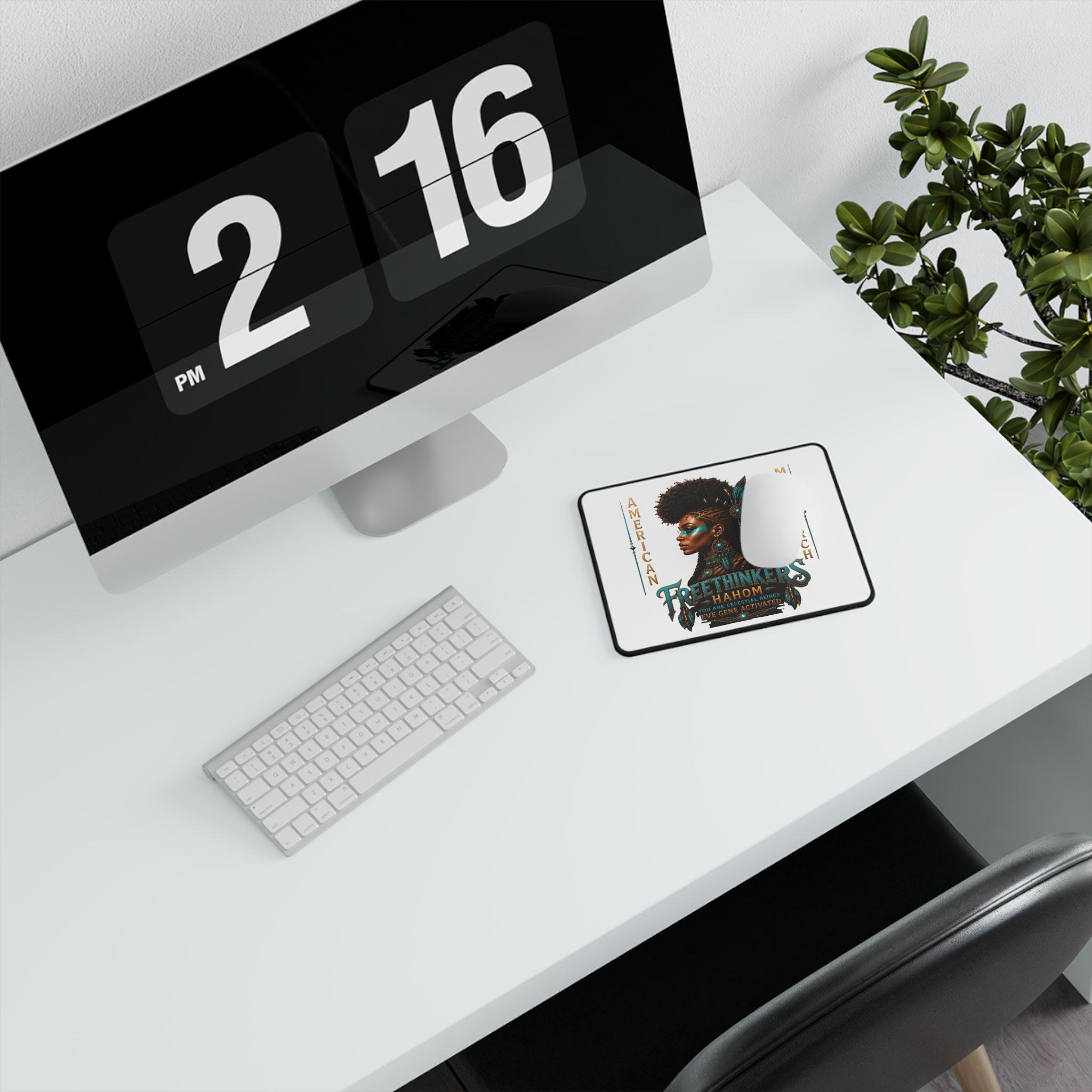 Freethinkers Hahom American Matriarch Artwork Mouse Pad | Non-Slip Gaming Mouse Pad, view 4
