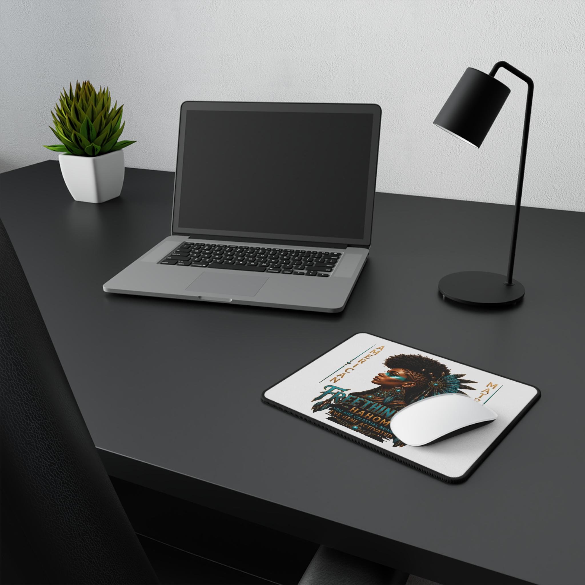 Freethinkers Hahom American Matriarch Artwork Mouse Pad | Non-Slip Gaming Mouse Pad, view 5