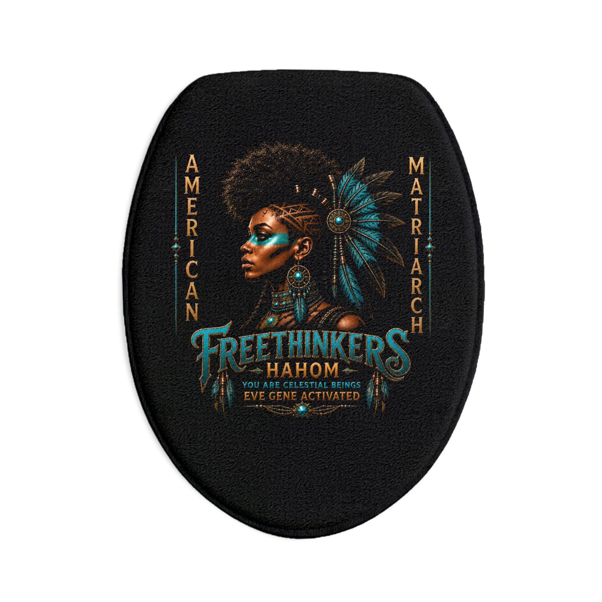 Freethinkers Hahom Native-Inspired Portrait Bath Mat Set | 3-Piece Bathroom Rug
