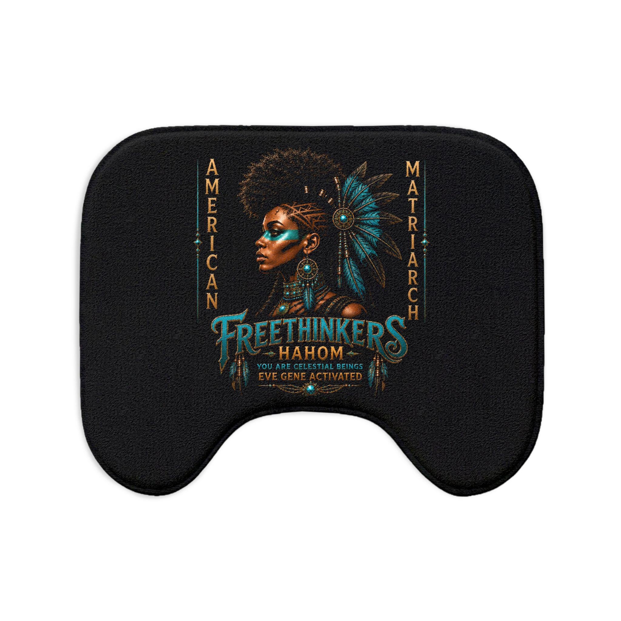 Freethinkers Hahom Native-Inspired Portrait Bath Mat Set | 3-Piece Bathroom Rug, view 2