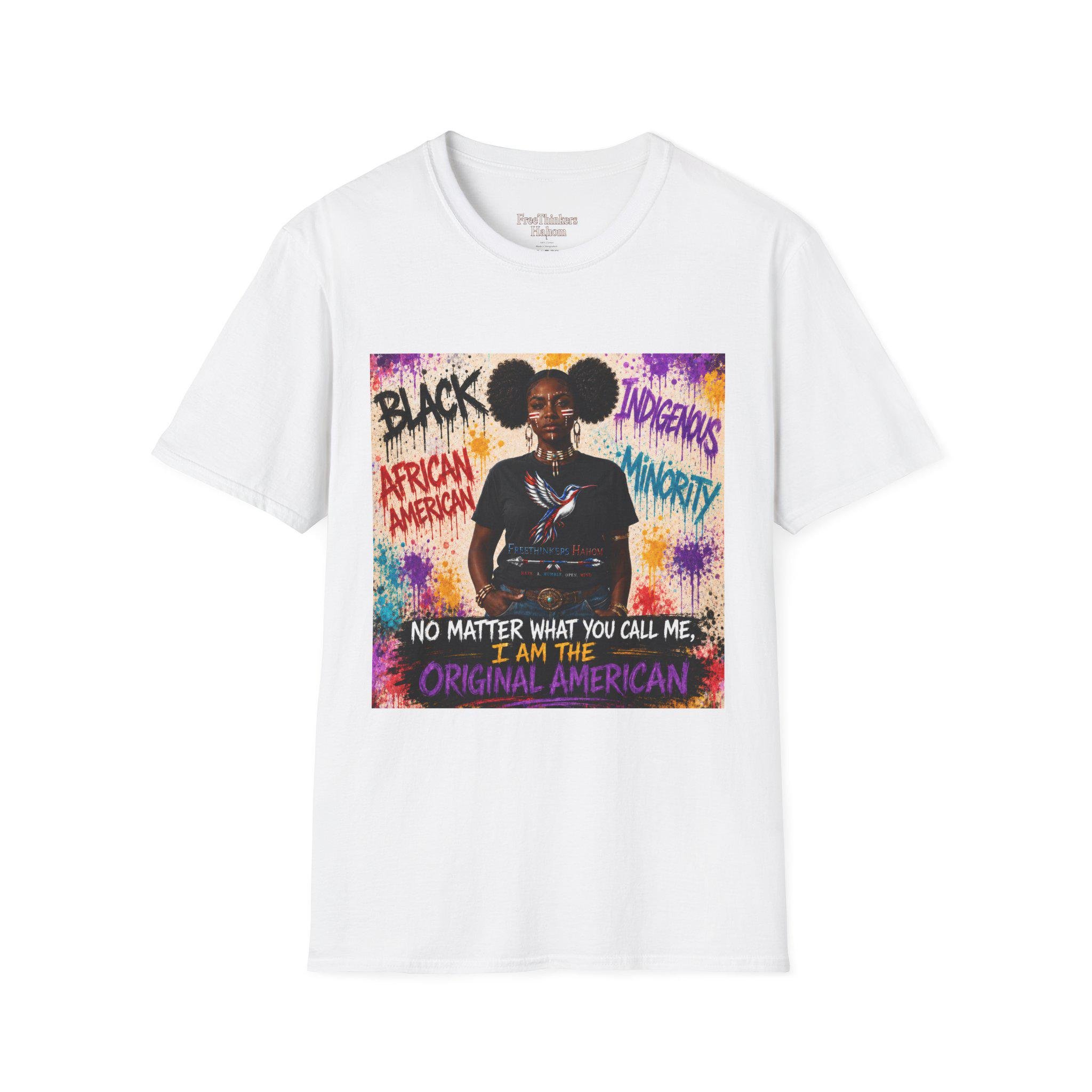 Original American Inspirational Minority graphic T-Shirt