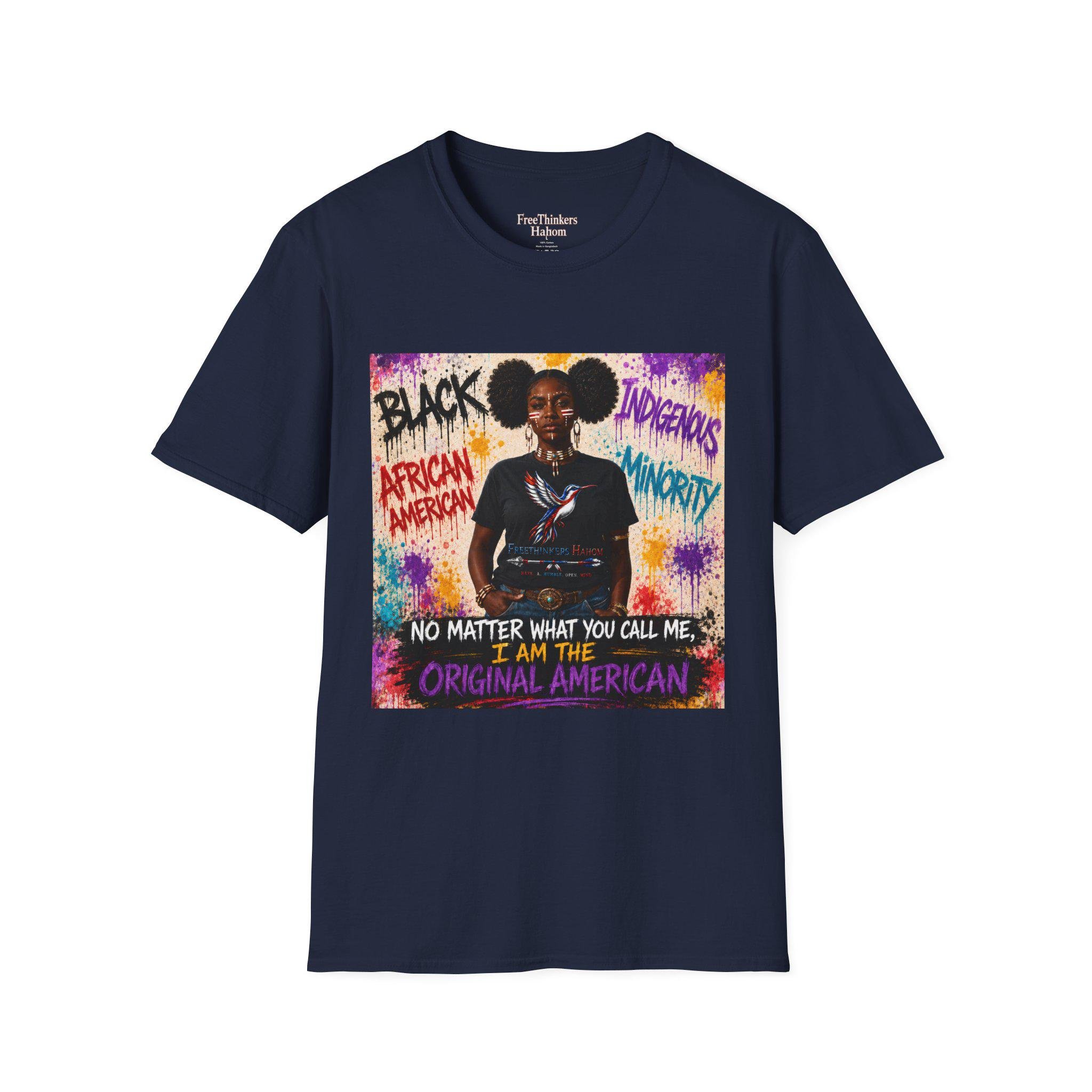 Original American Inspirational Minority graphic T-Shirt, view 10