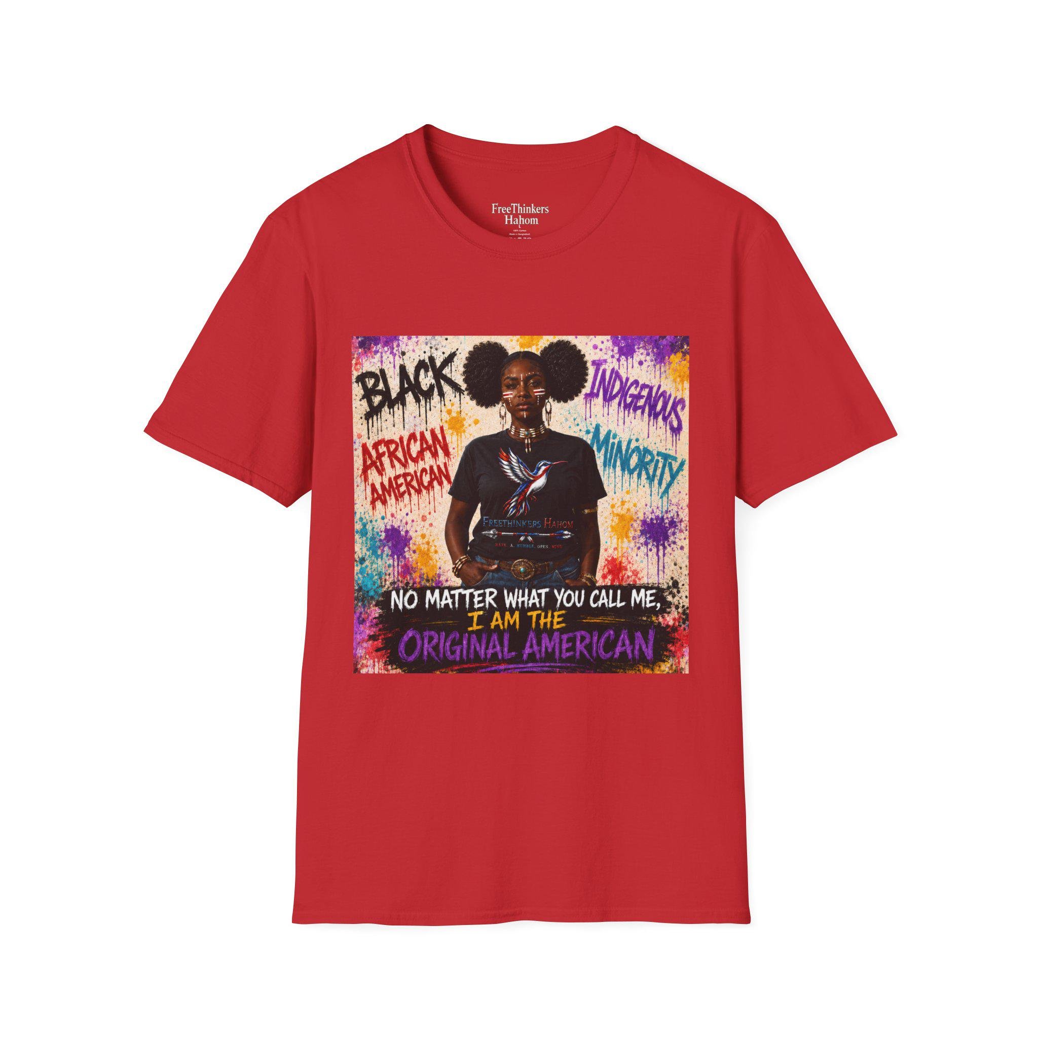 Original American Inspirational Minority graphic T-Shirt, view 11