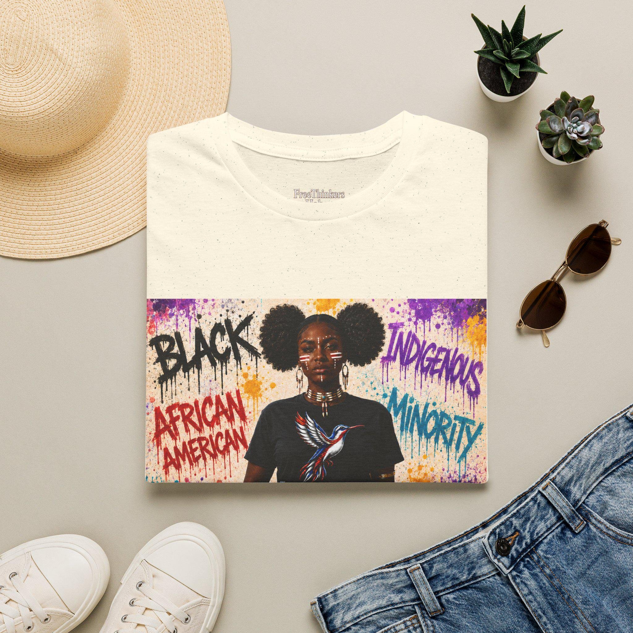 Original American Inspirational Minority graphic T-Shirt, view 12