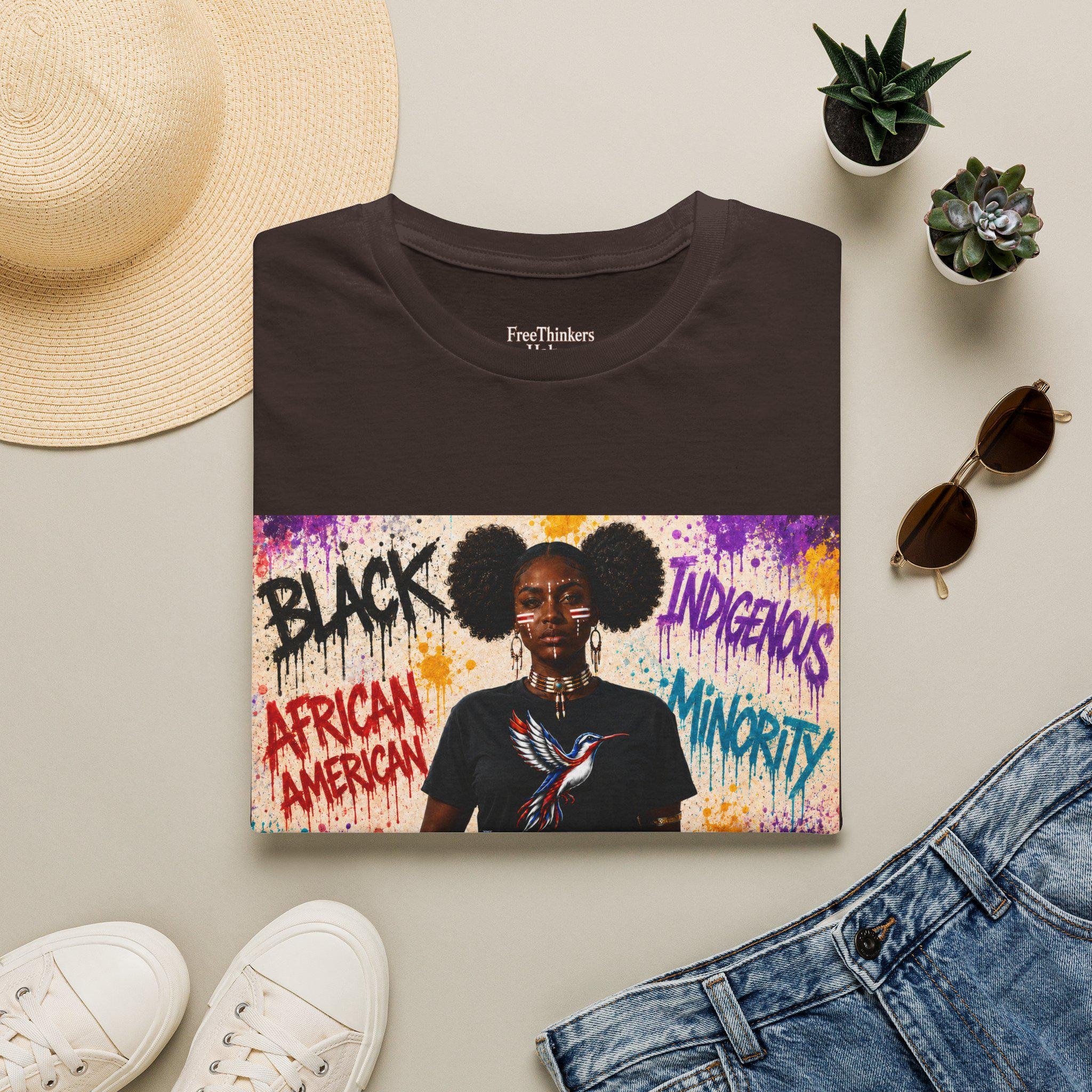 Original American Inspirational Minority graphic T-Shirt, view 13