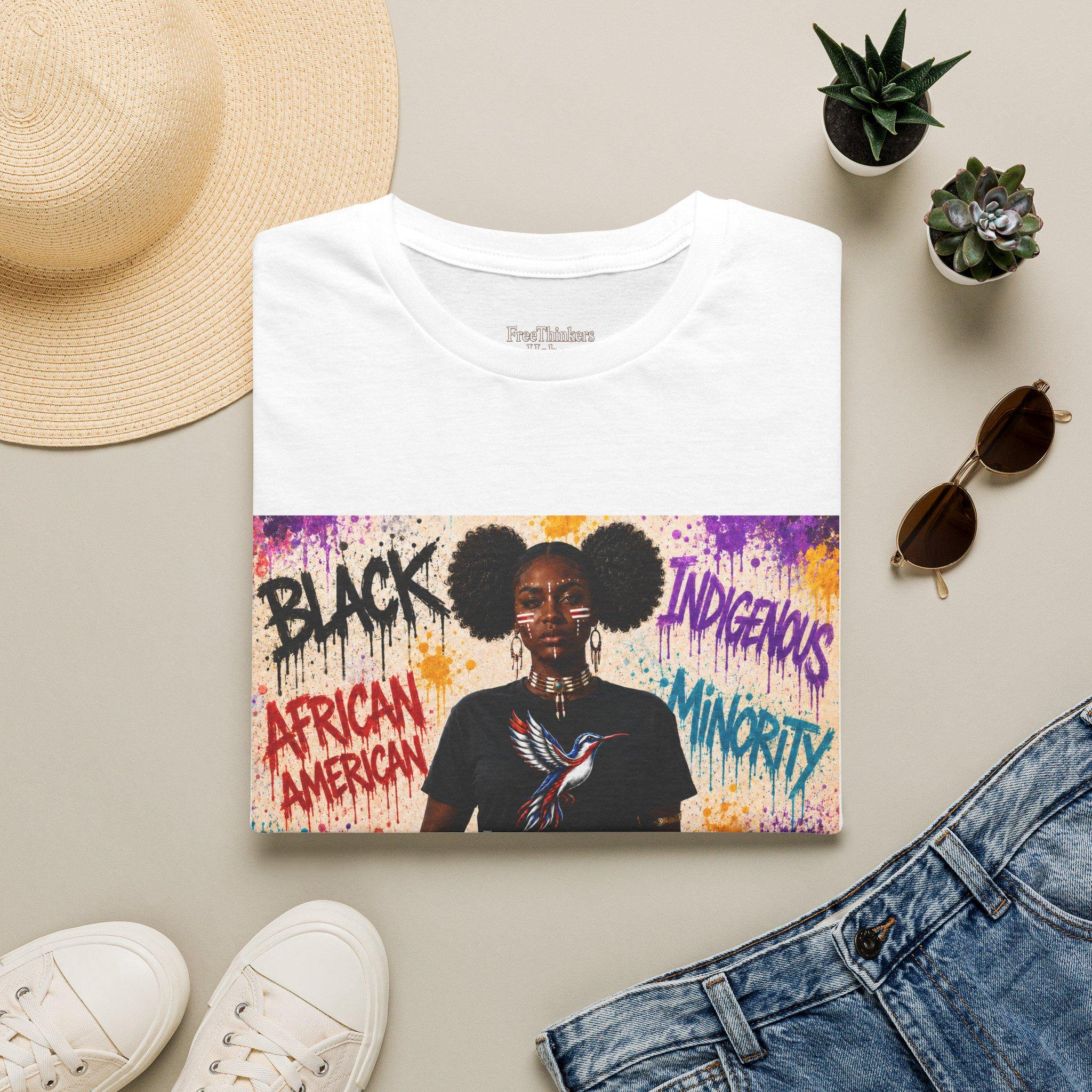 Original American Inspirational Minority graphic T-Shirt, view 15