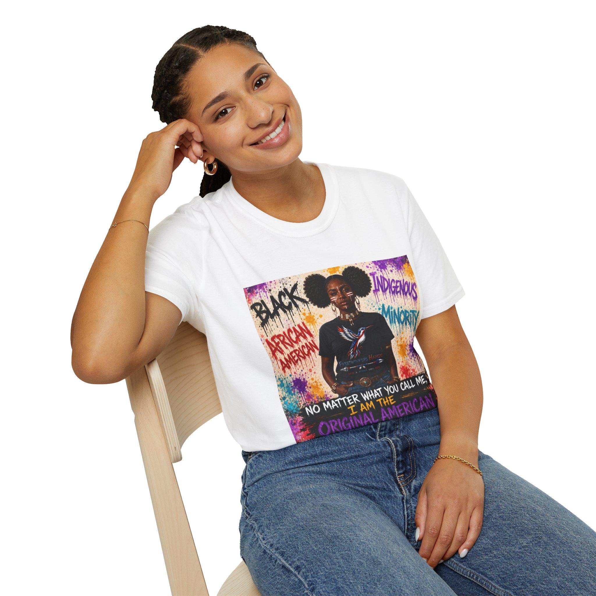 Original American Inspirational Minority graphic T-Shirt, view 20
