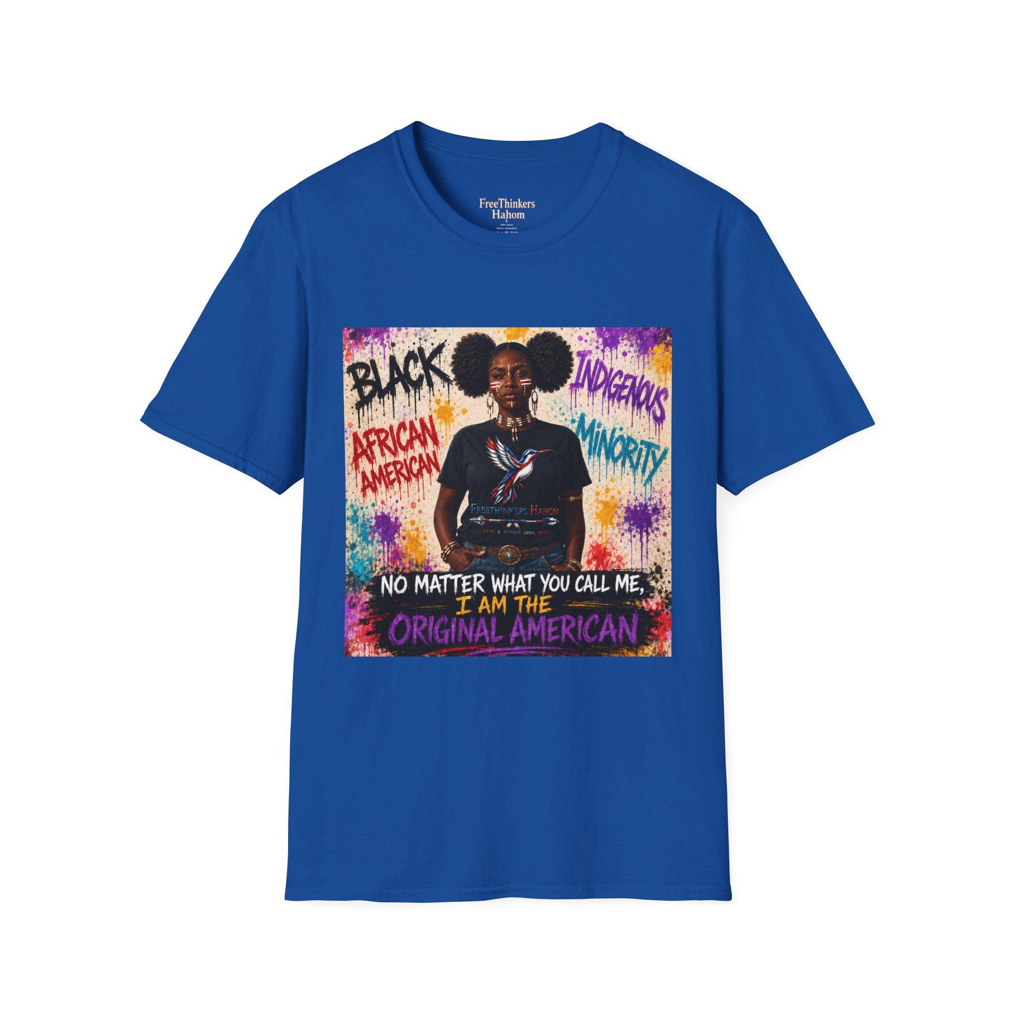 Original American Inspirational Minority graphic T-Shirt, view 9