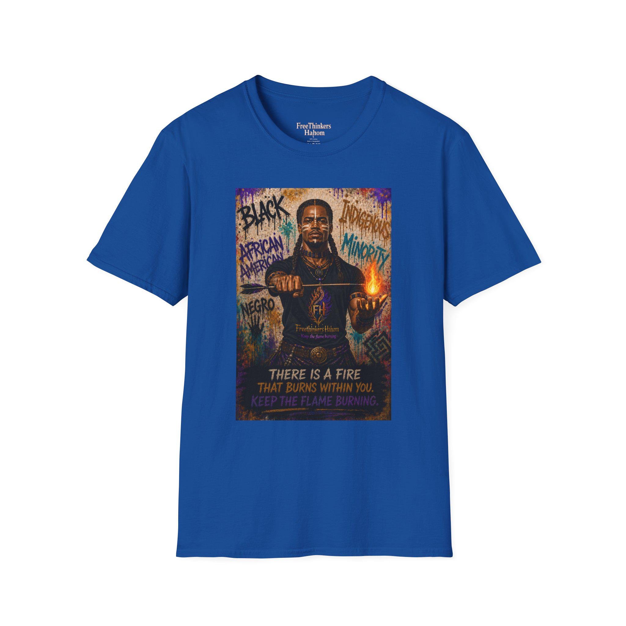 There Is a Fire Black Indigenous Minority Graphic T-Shirt American Empowerment, view 11