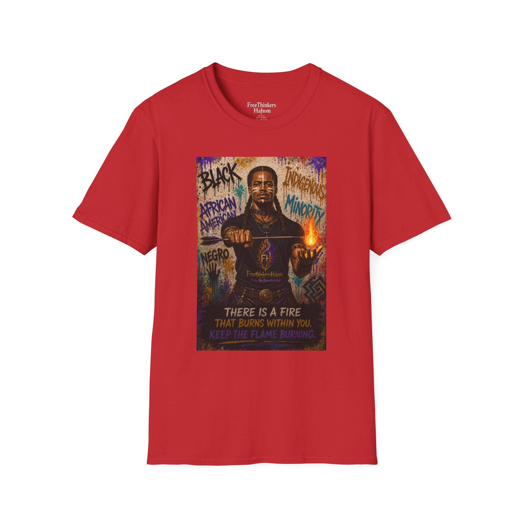 There Is a Fire Black Indigenous Minority Graphic T-Shirt American Empowerment, view 14