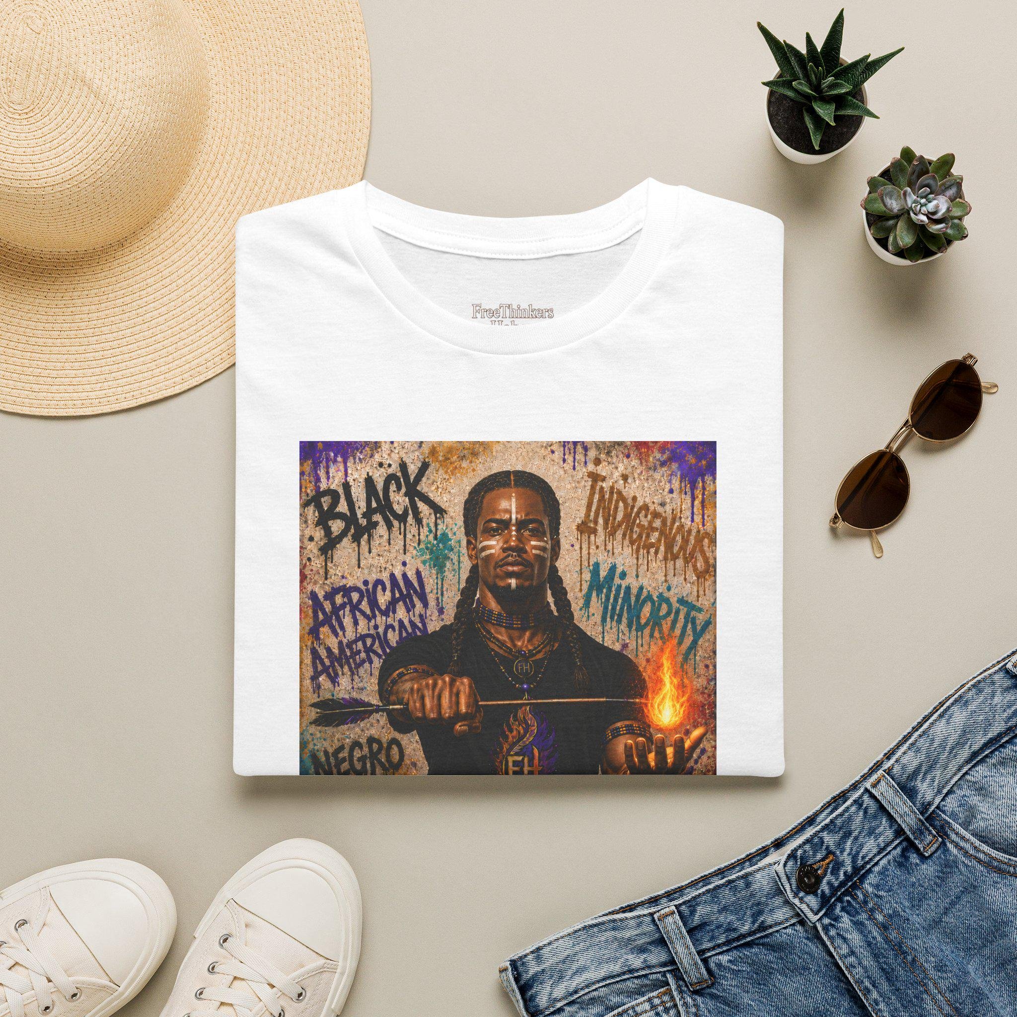 There Is a Fire Black Indigenous Minority Graphic T-Shirt American Empowerment, view 16