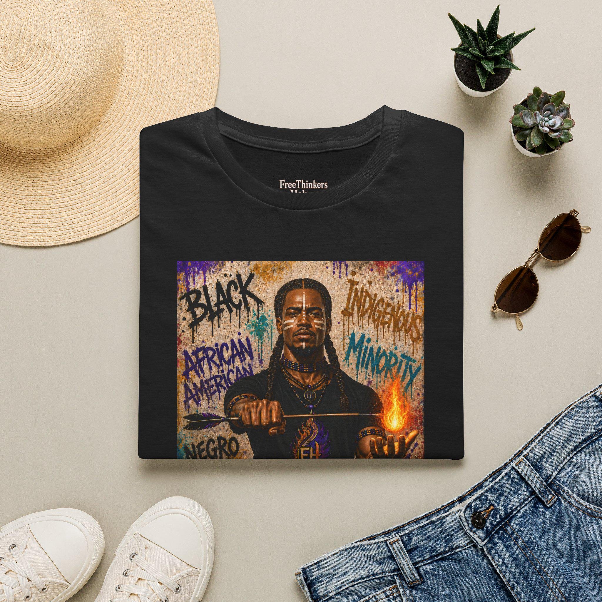 There Is a Fire Black Indigenous Minority Graphic T-Shirt American Empowerment, view 17