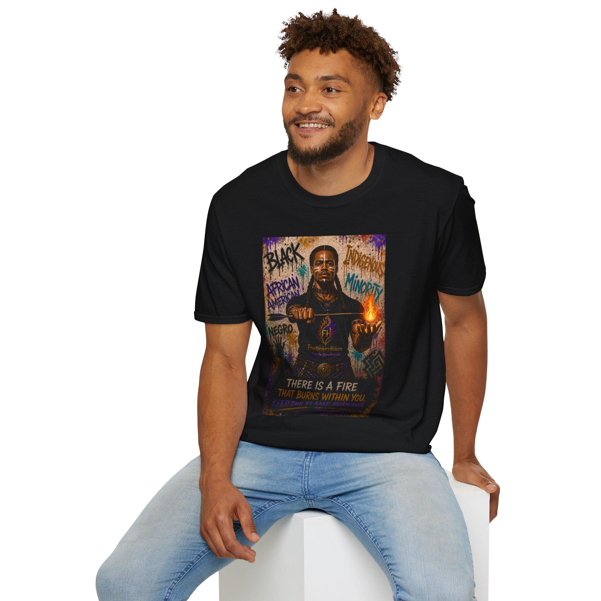 There Is a Fire Black Indigenous Minority Graphic T-Shirt American Empowerment, view 20