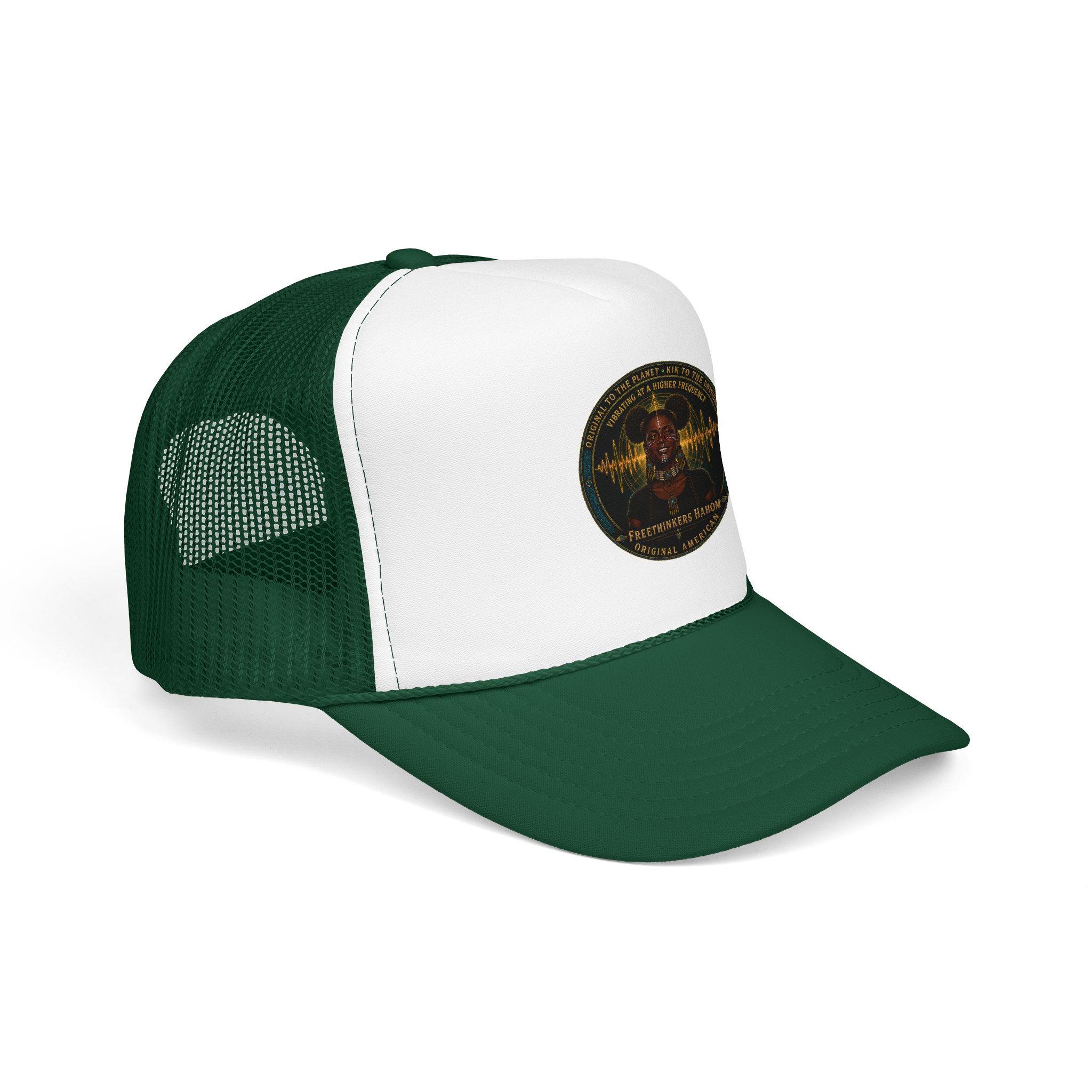 Original American Foam Trucker Hat | Cosmic Soundwave Emblem, view 10