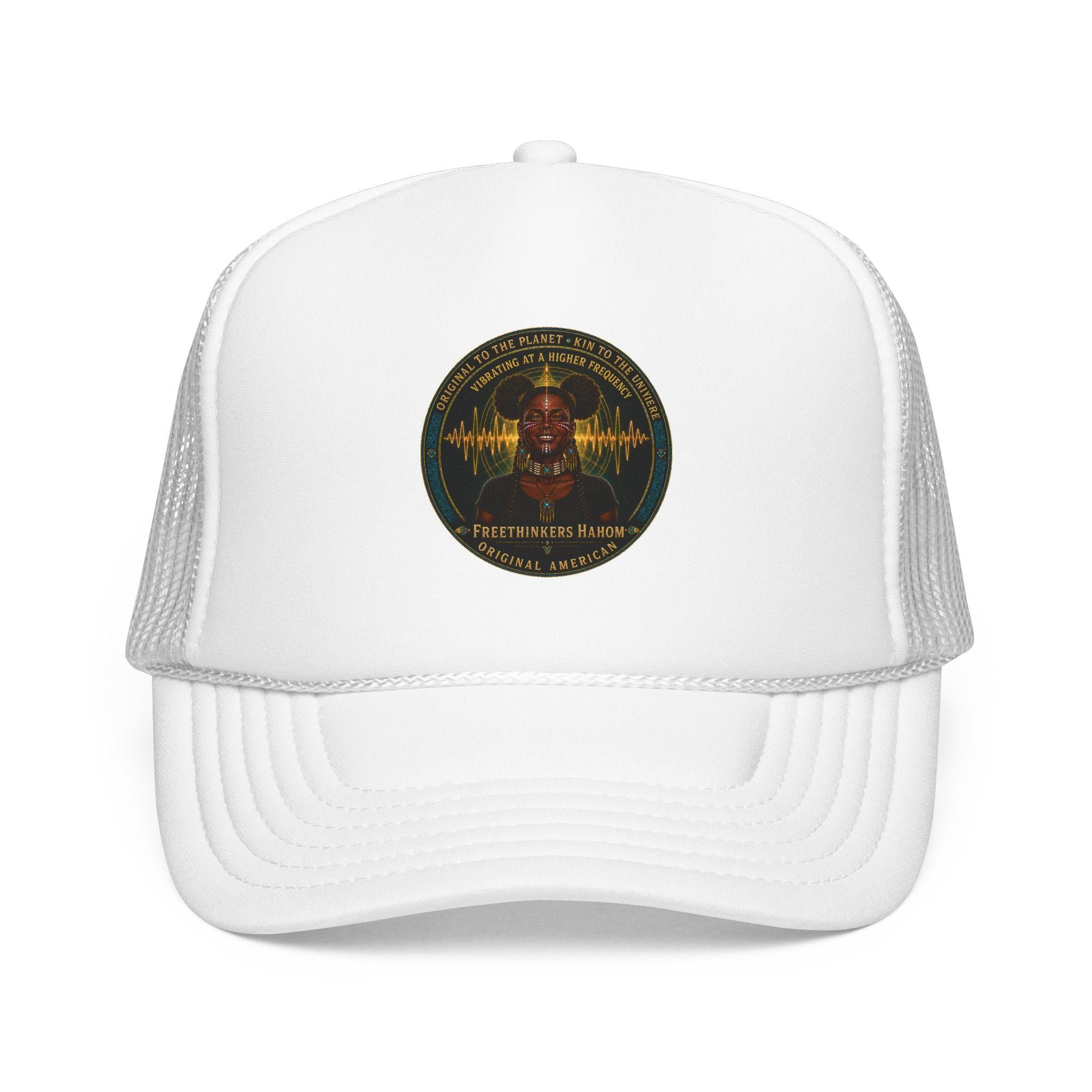 Original American Foam Trucker Hat | Cosmic Soundwave Emblem, view 13